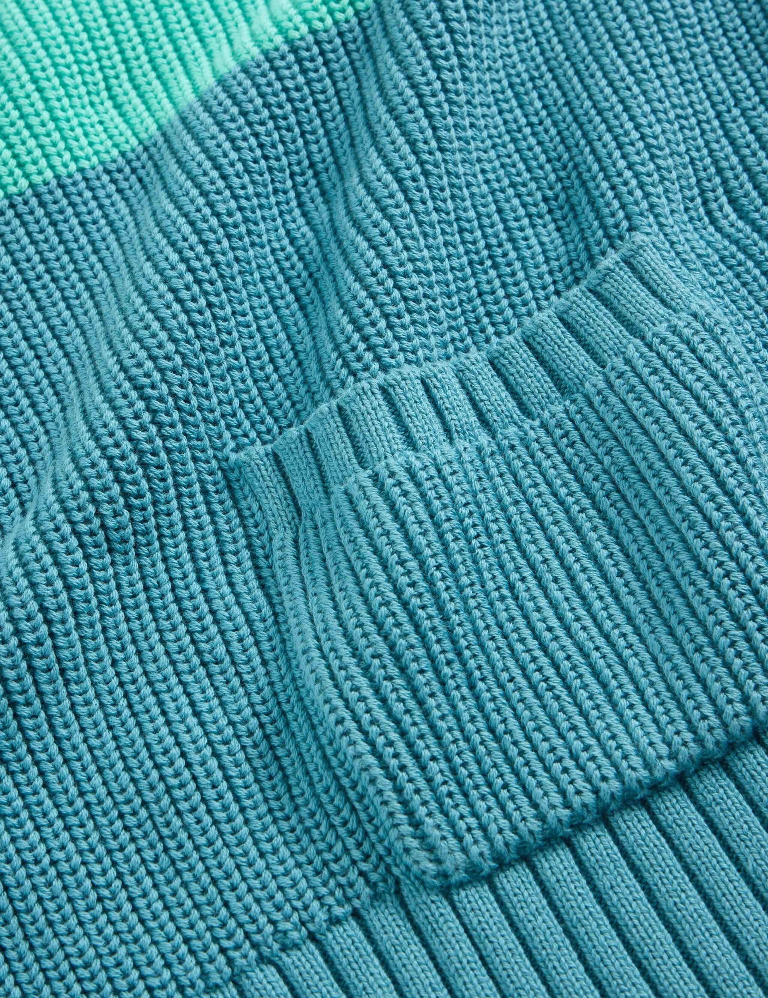 Pure Cotton Textured Crew Neck Jumper 6 of 6
