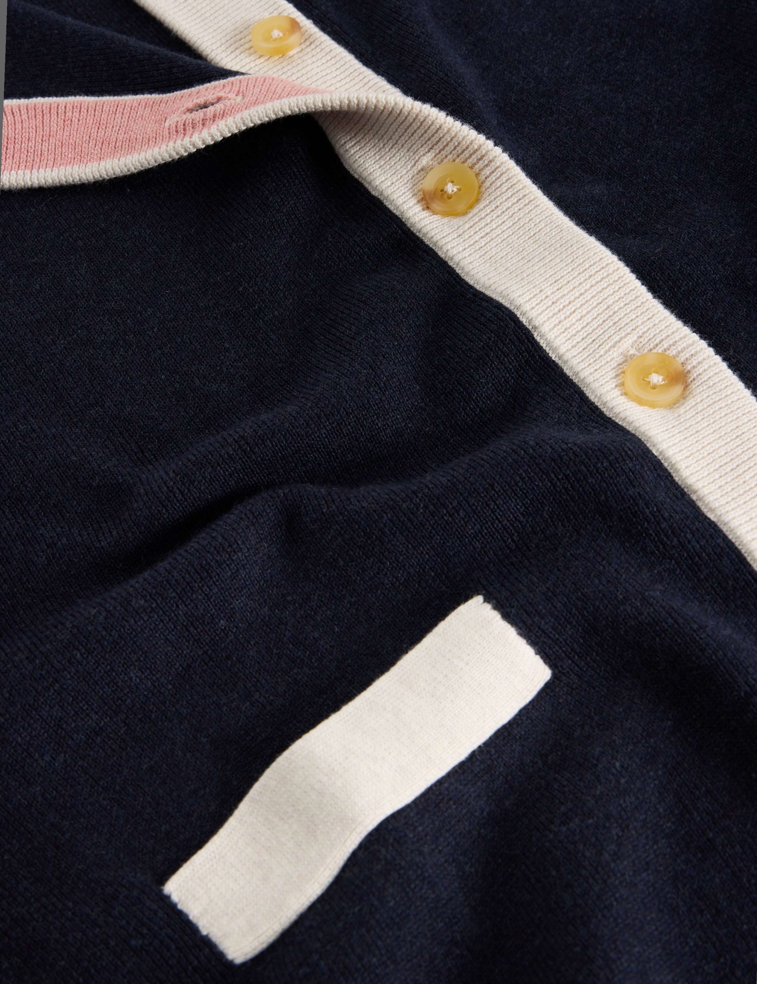 Pure Cotton Textured Cardigan 6 of 6