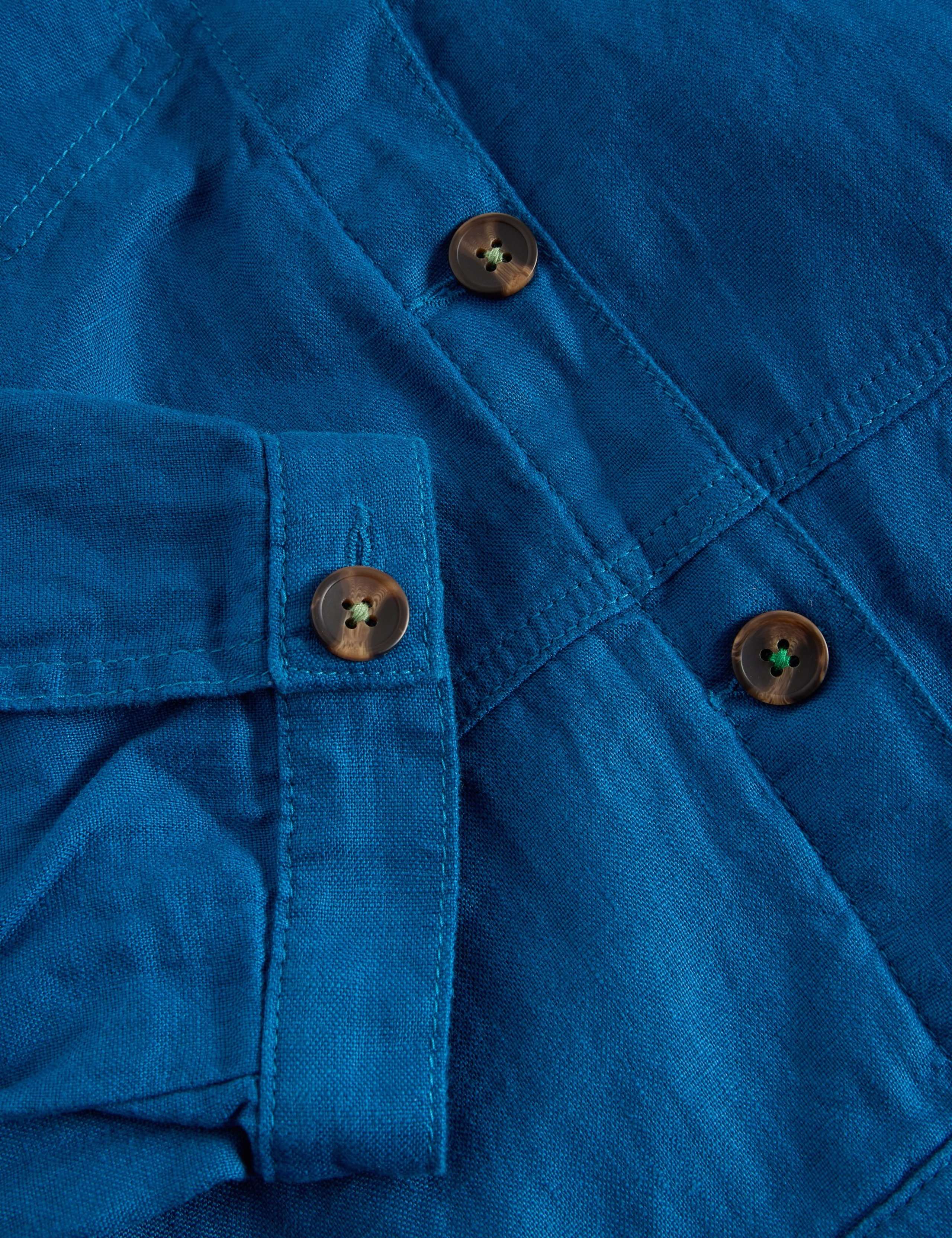 Pure Linen Lightweight Collared Jacket 6 of 6