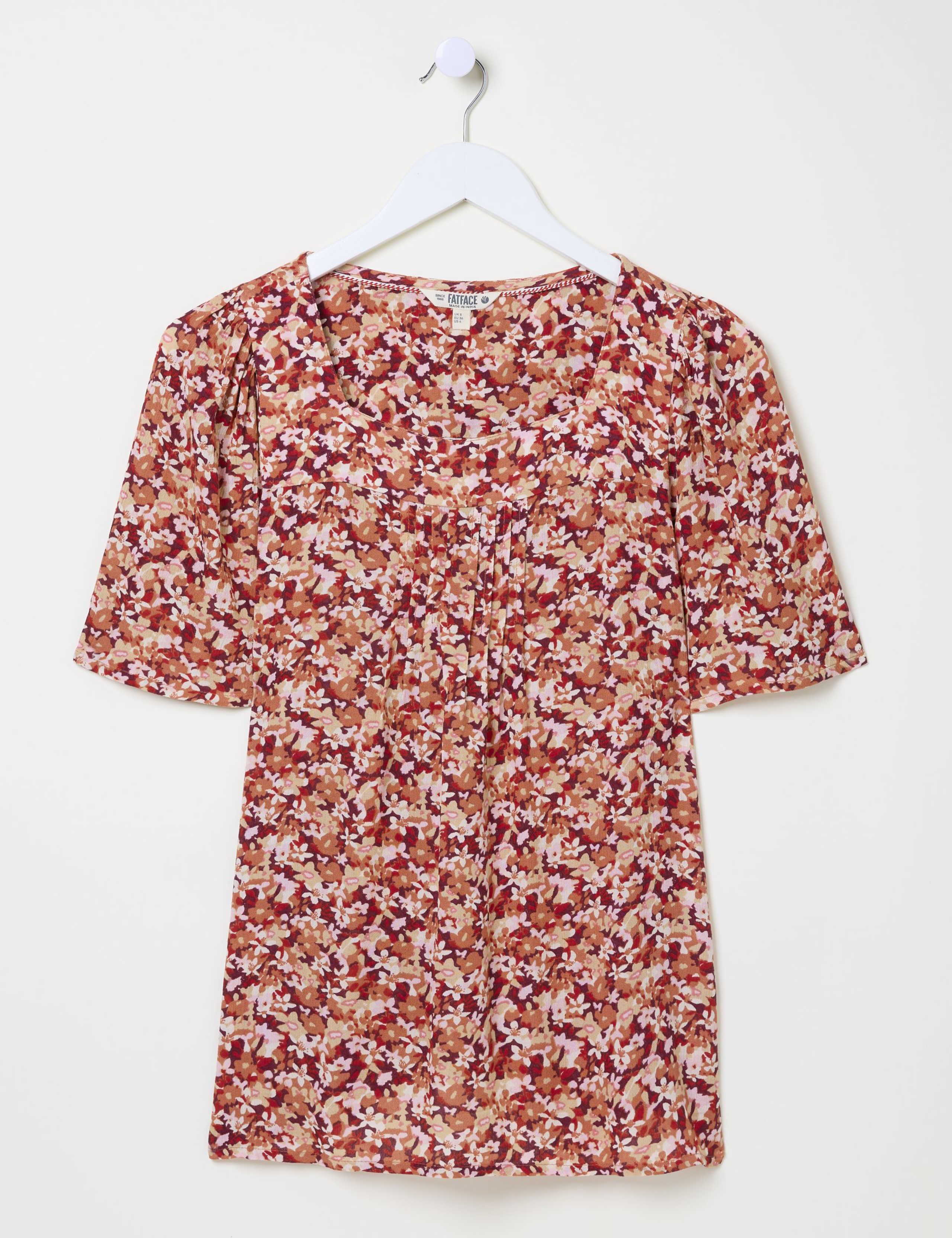Floral Square Neck Blouse 2 of 6
