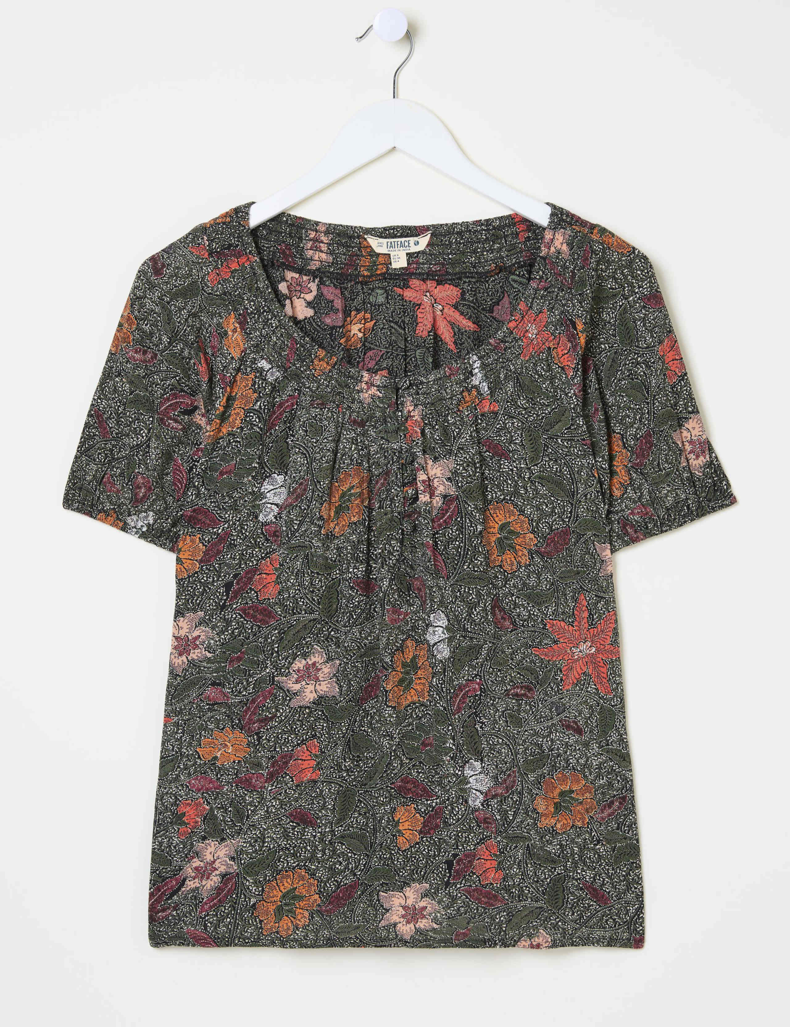 Floral Round Neck Blouse 2 of 5