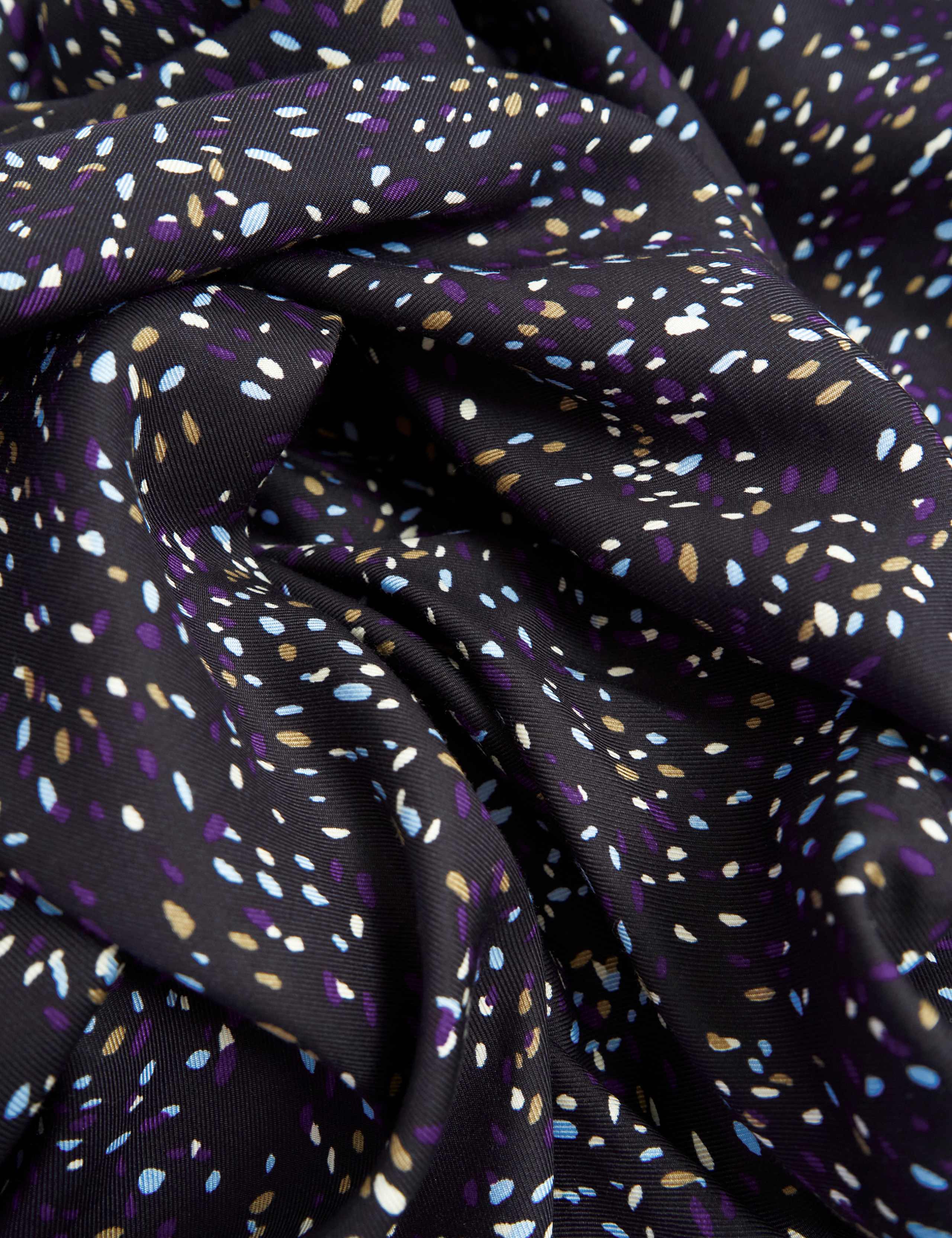 Jersey Printed V-Neck Knee Length Shift Dress 7 of 7