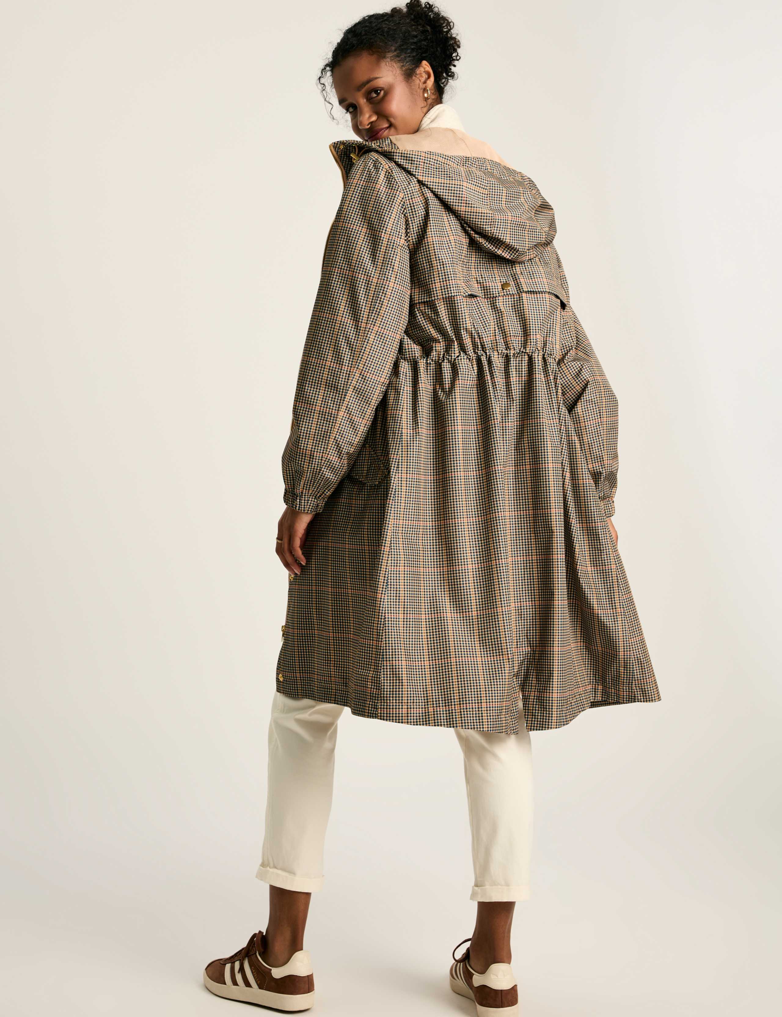 Waterproof Checked Lightweight Raincoat 4 of 8