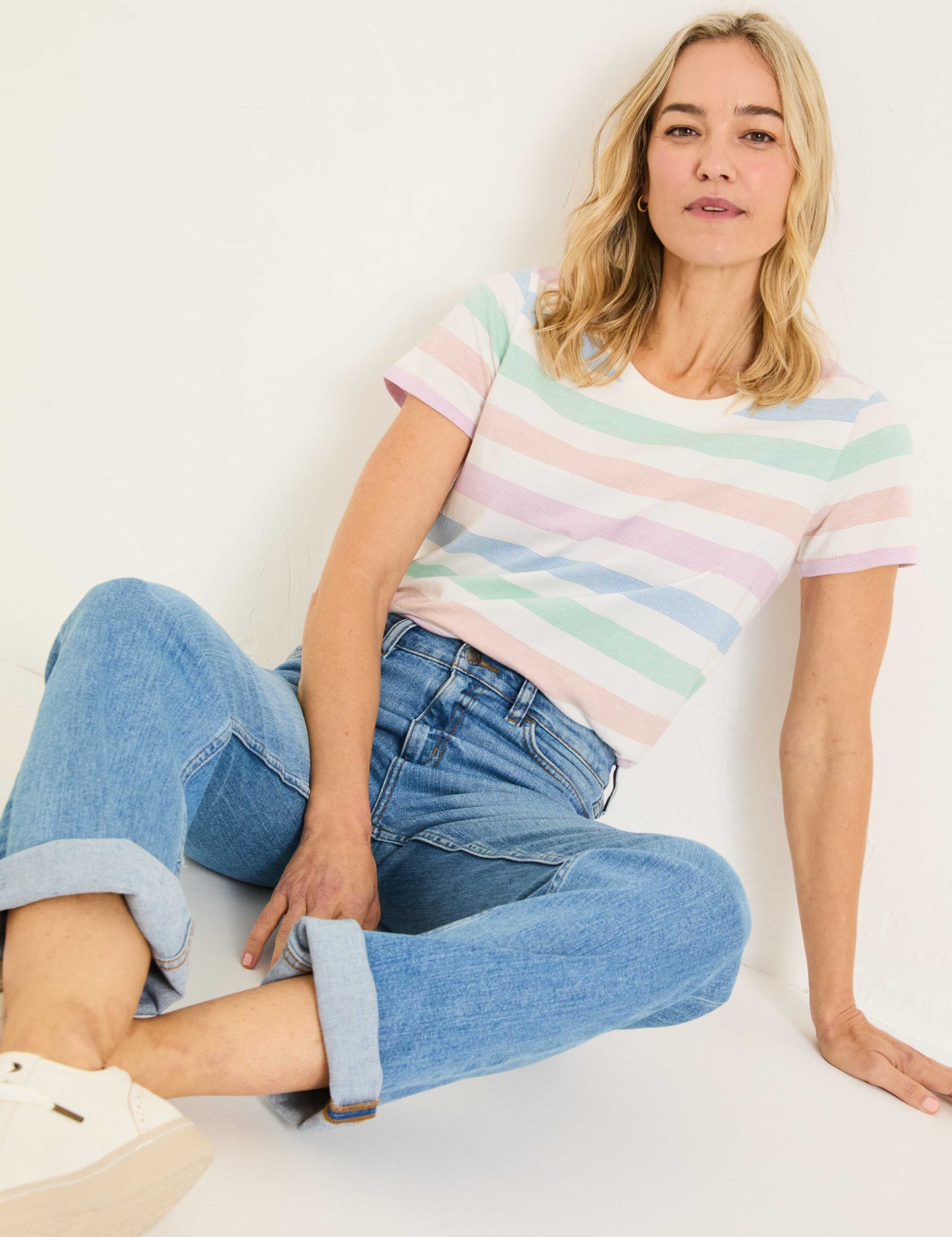 Pure Cotton Striped T-Shirt 5 of 5