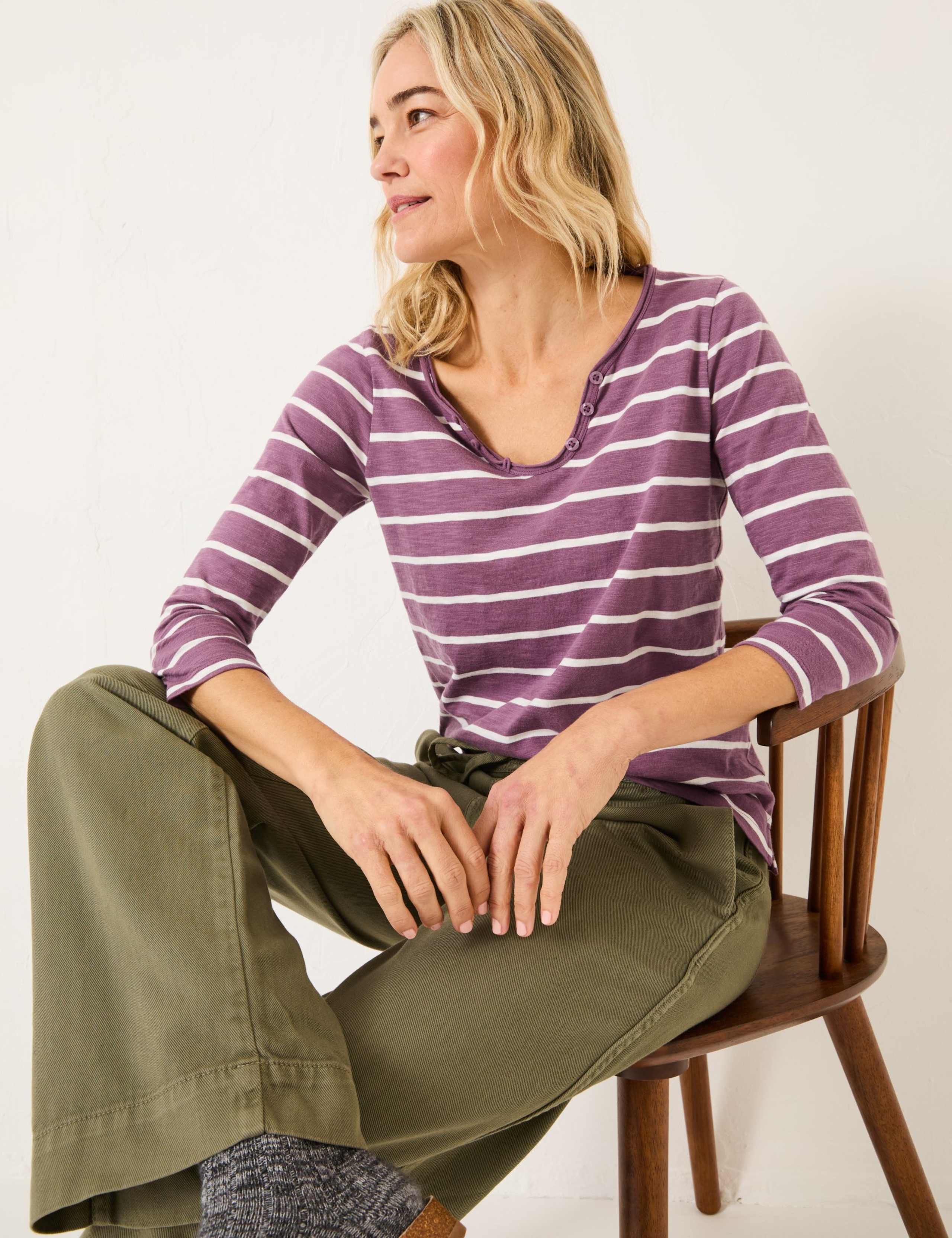 Pure Cotton Striped T-Shirt 5 of 5