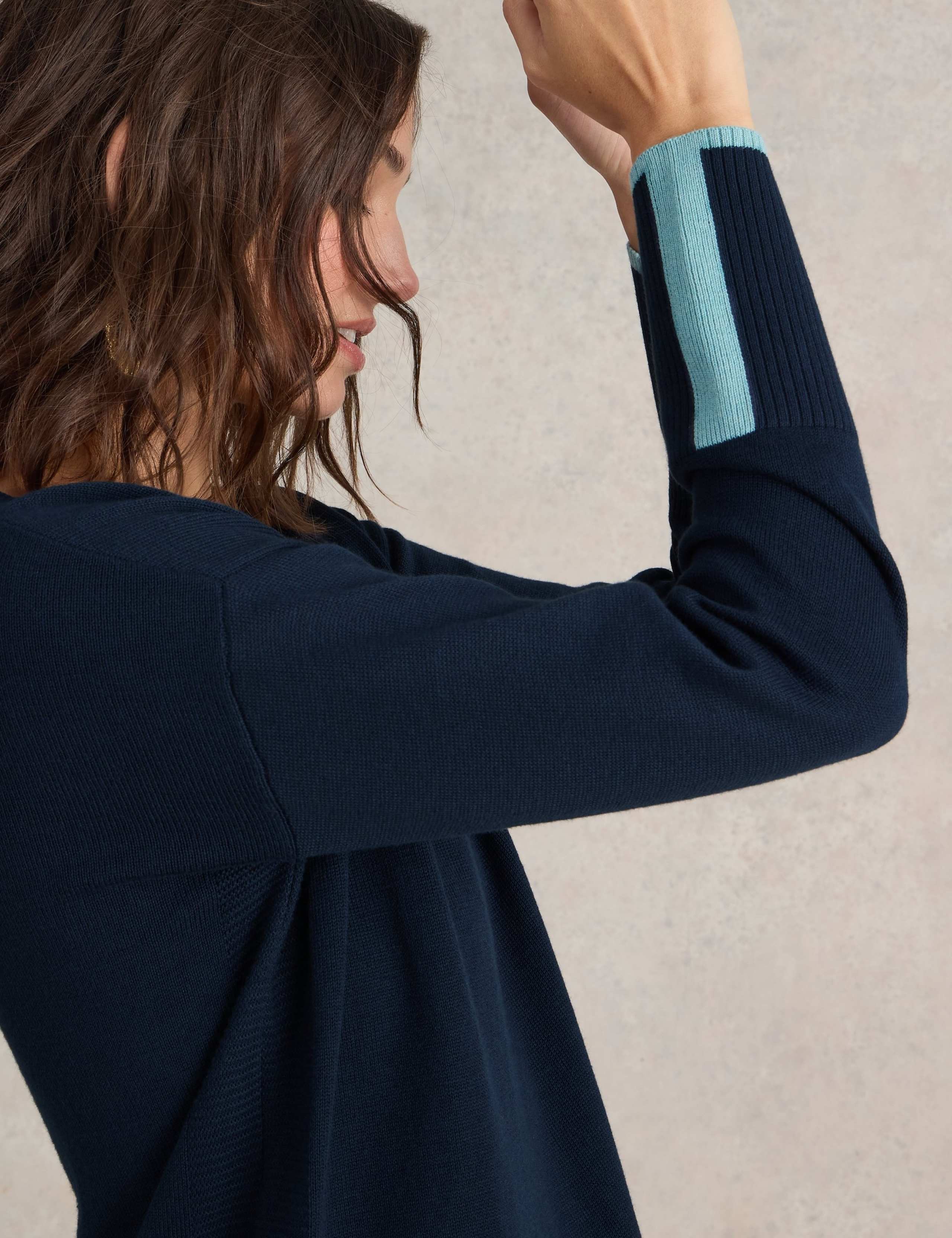 Cotton Rich Crew Neck Jumper 5 of 6