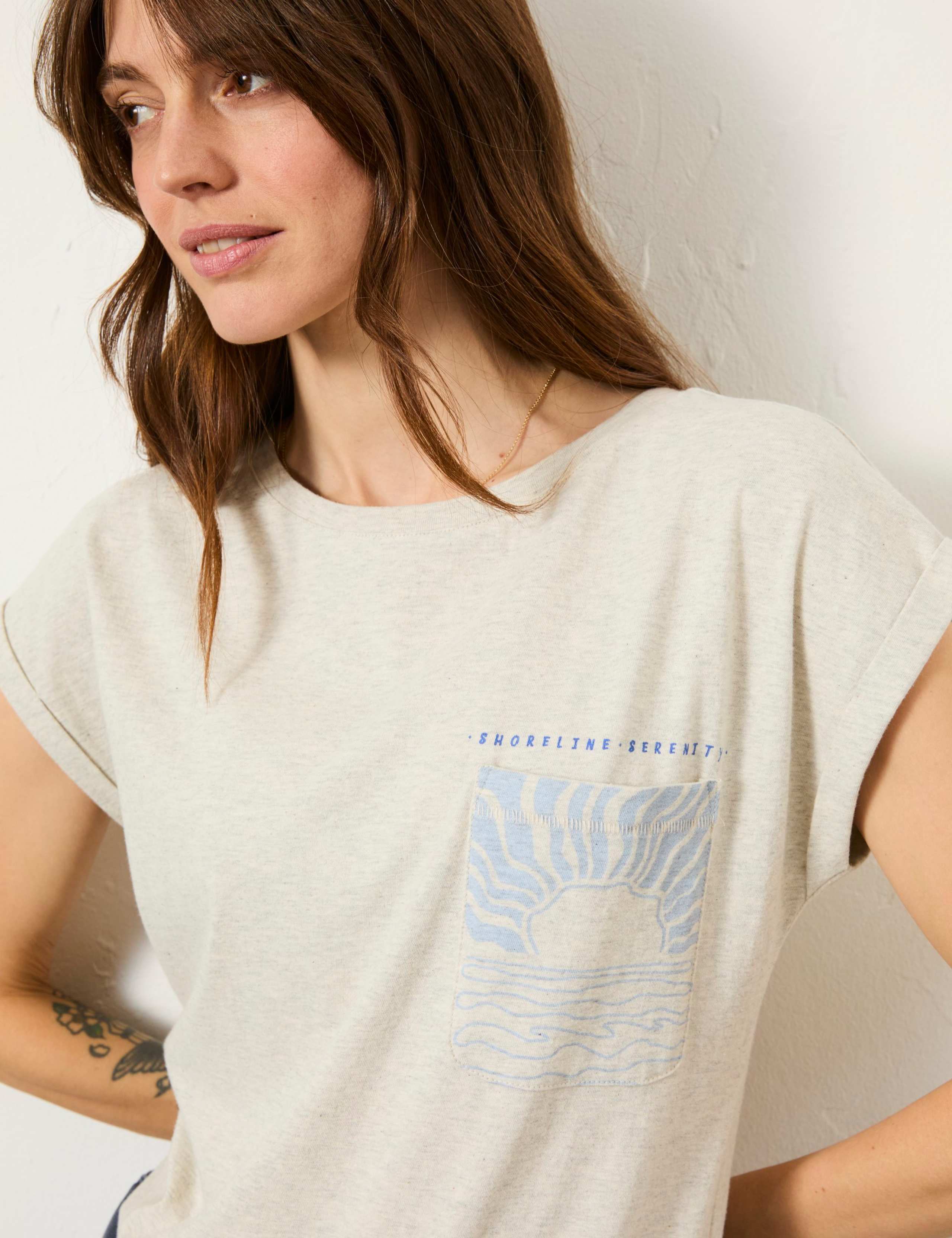 Pure Cotton Slogan T-Shirt 5 of 5