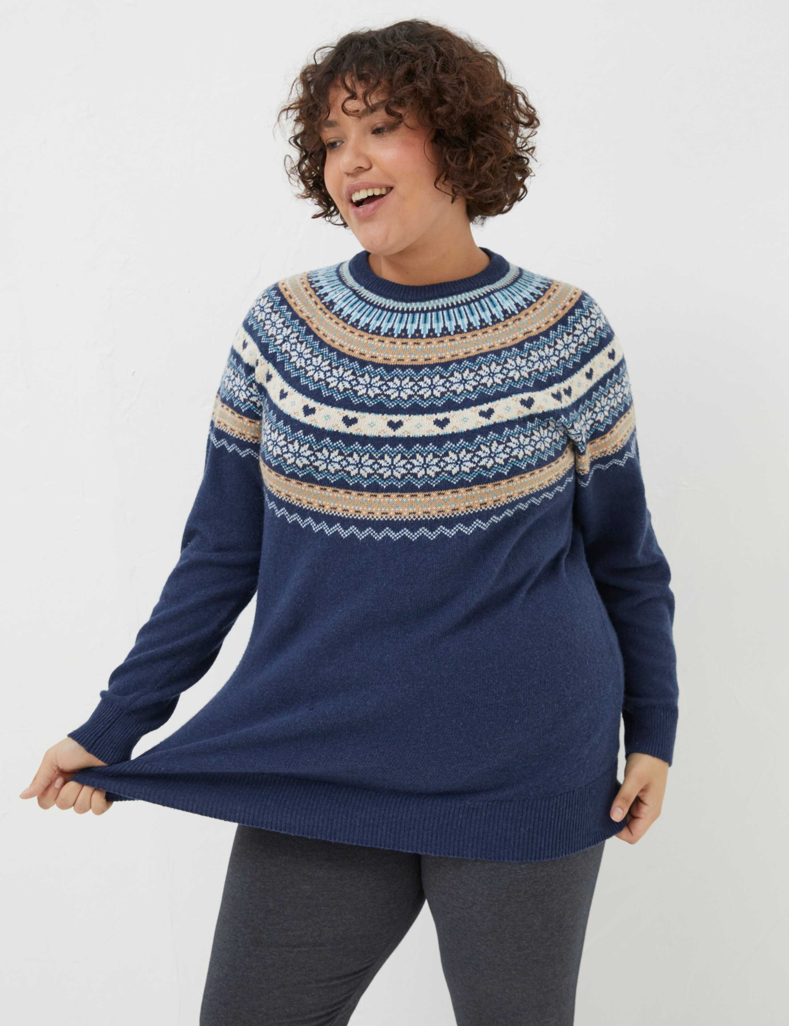 Cotton Rich Fair Isle Knitted Top 5 of 5