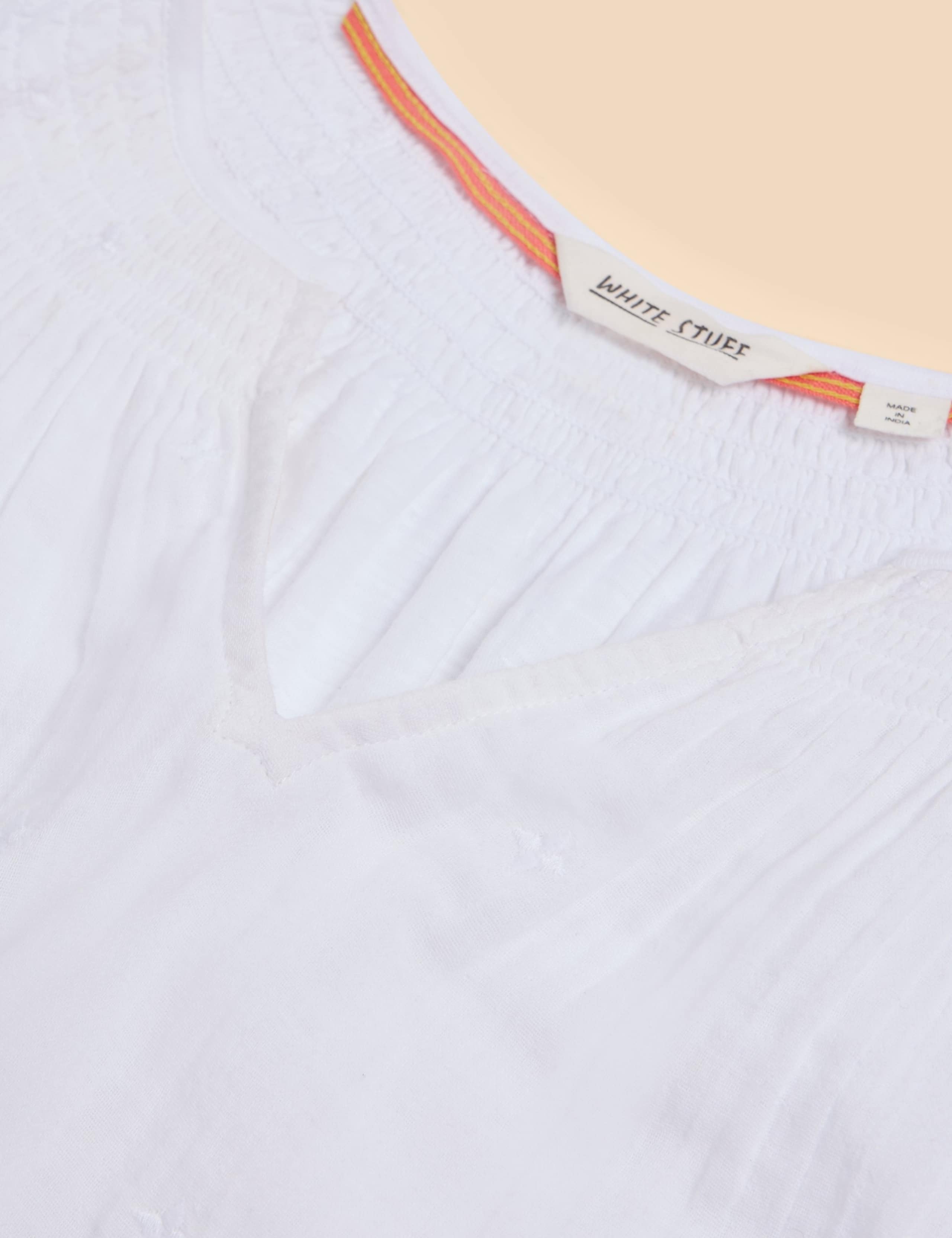 Pure Cotton Embroidered Top 6 of 6