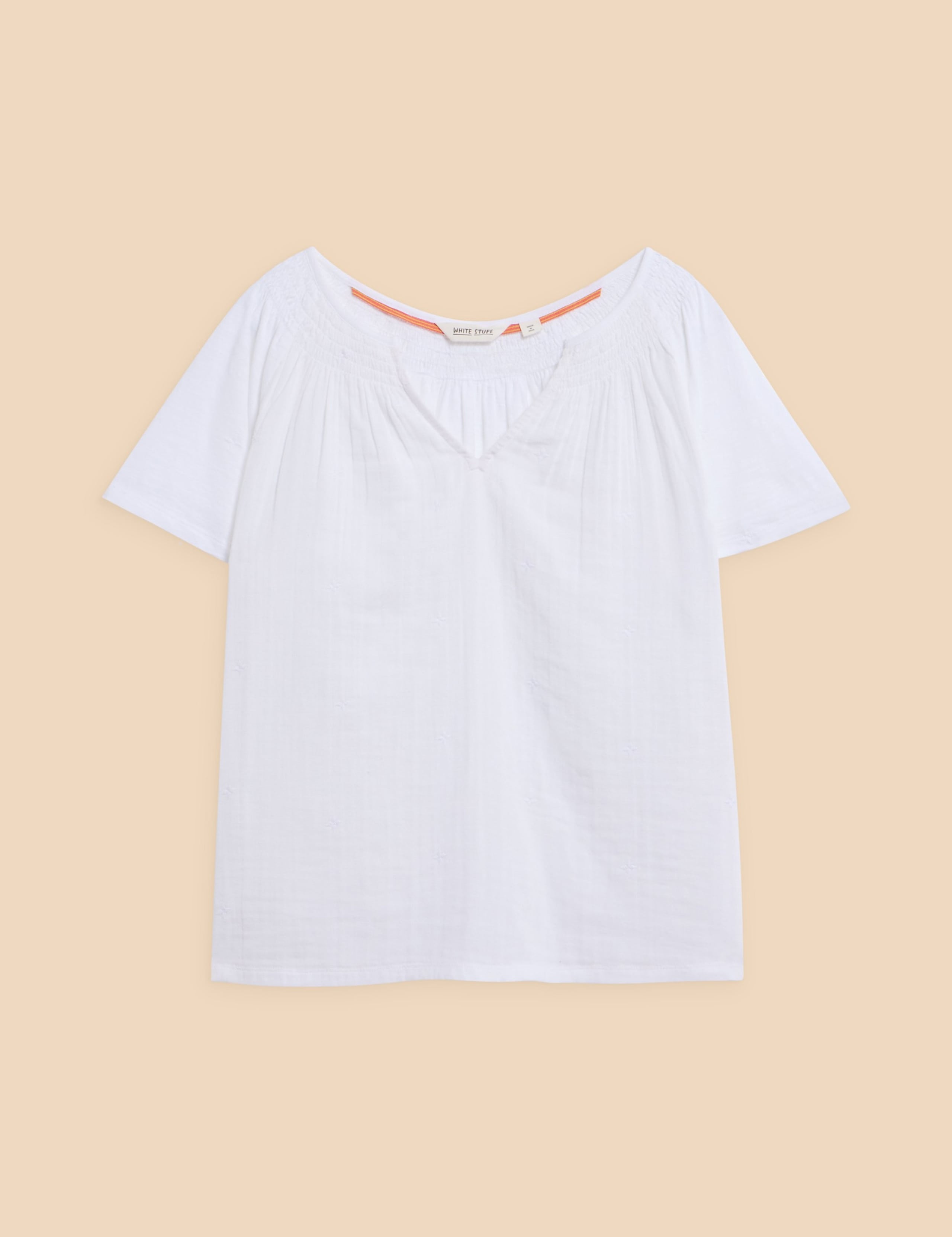 Pure Cotton Embroidered Top 2 of 6