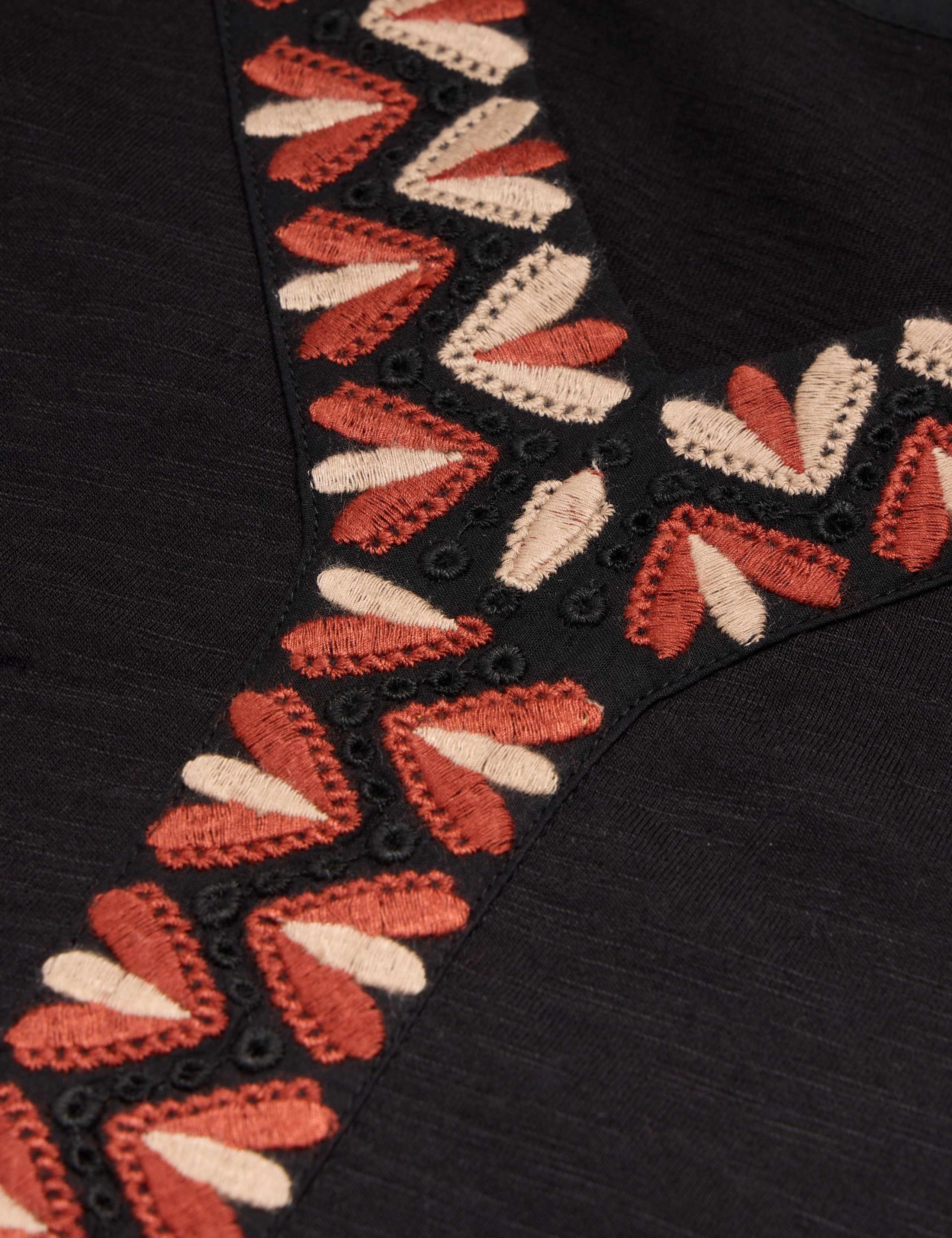 Cotton Rich Embroidered Top 6 of 6
