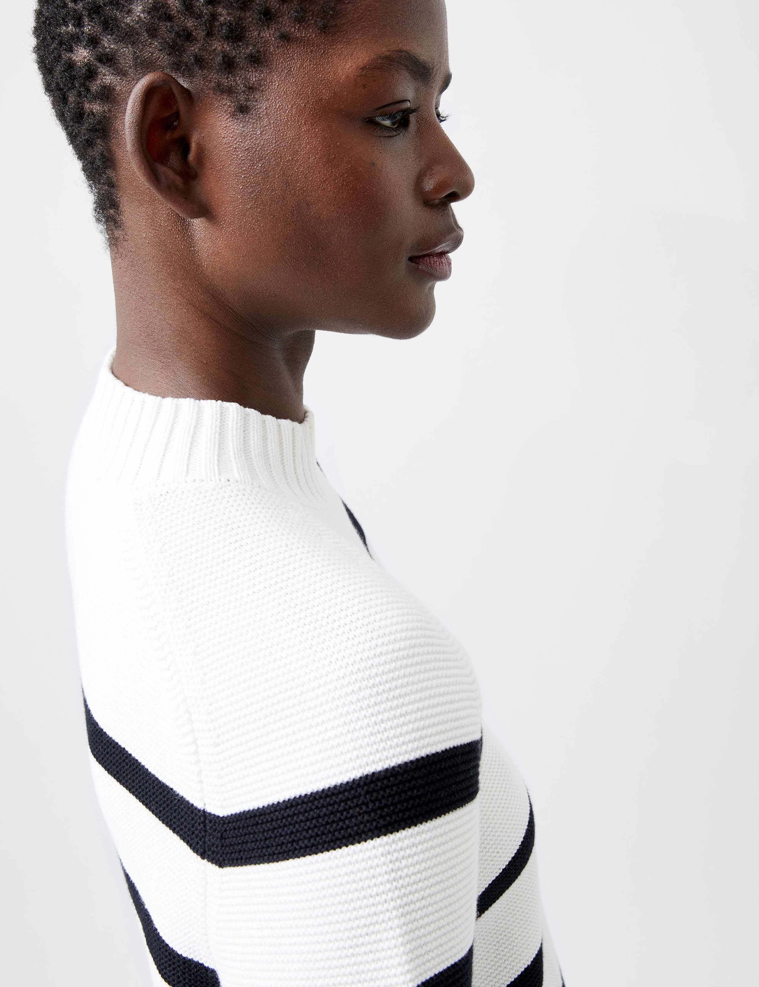 Pure Cotton Striped Jumper 3 of 3