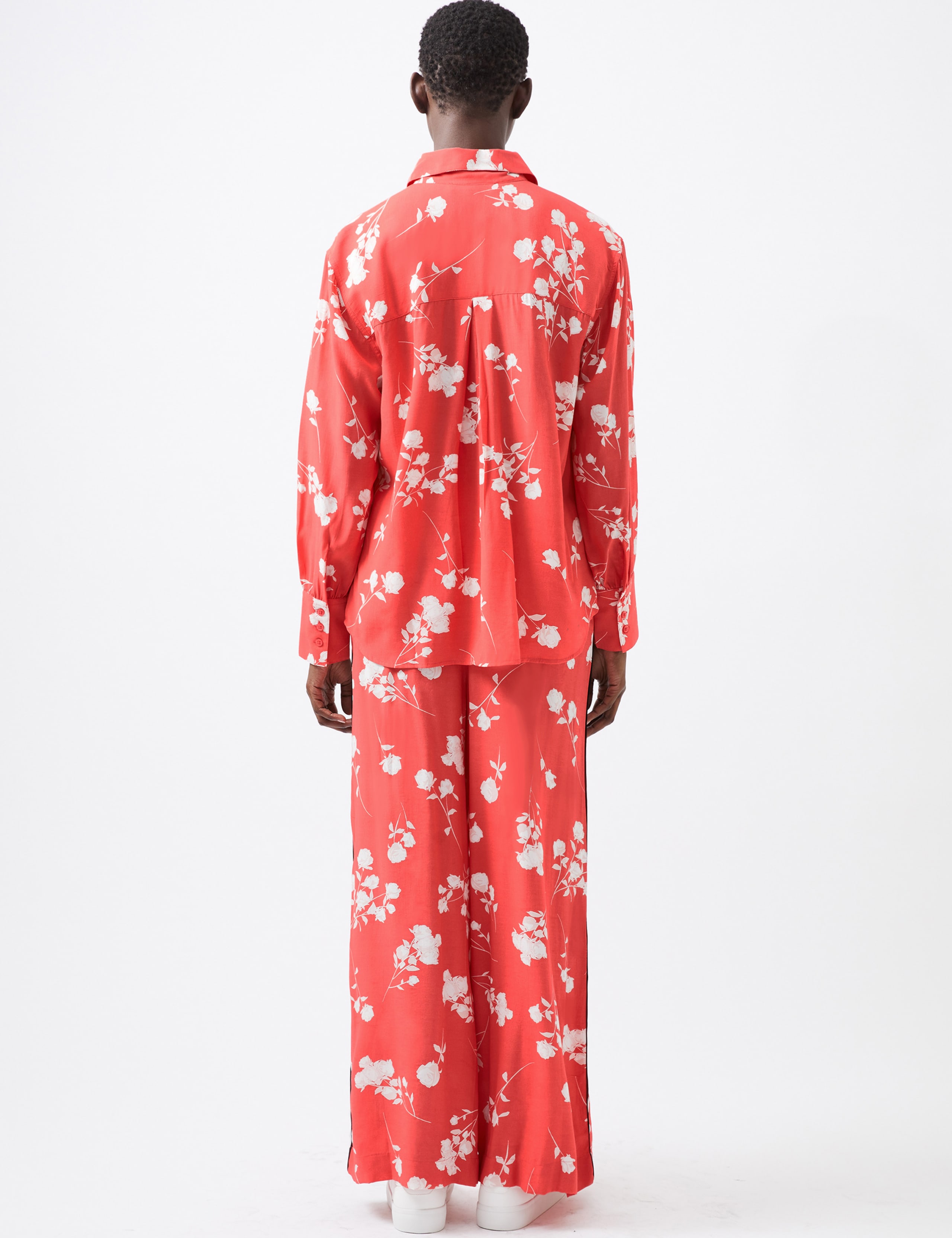 Floral Elasticated Waist Relaxed Trousers 3 of 4