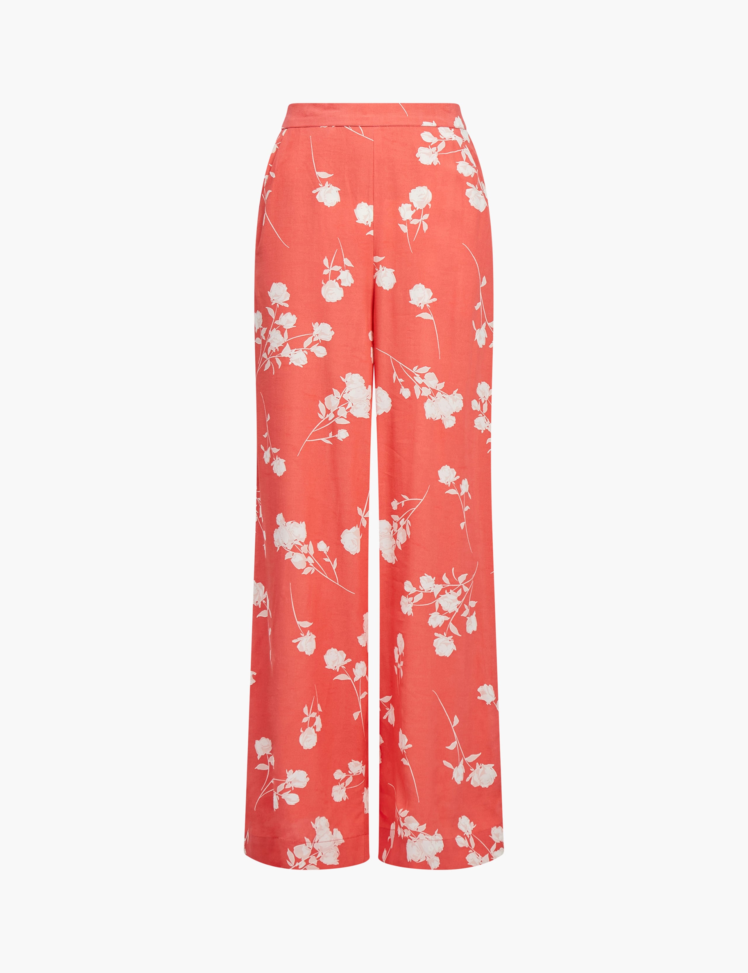 Floral Elasticated Waist Relaxed Trousers 2 of 4
