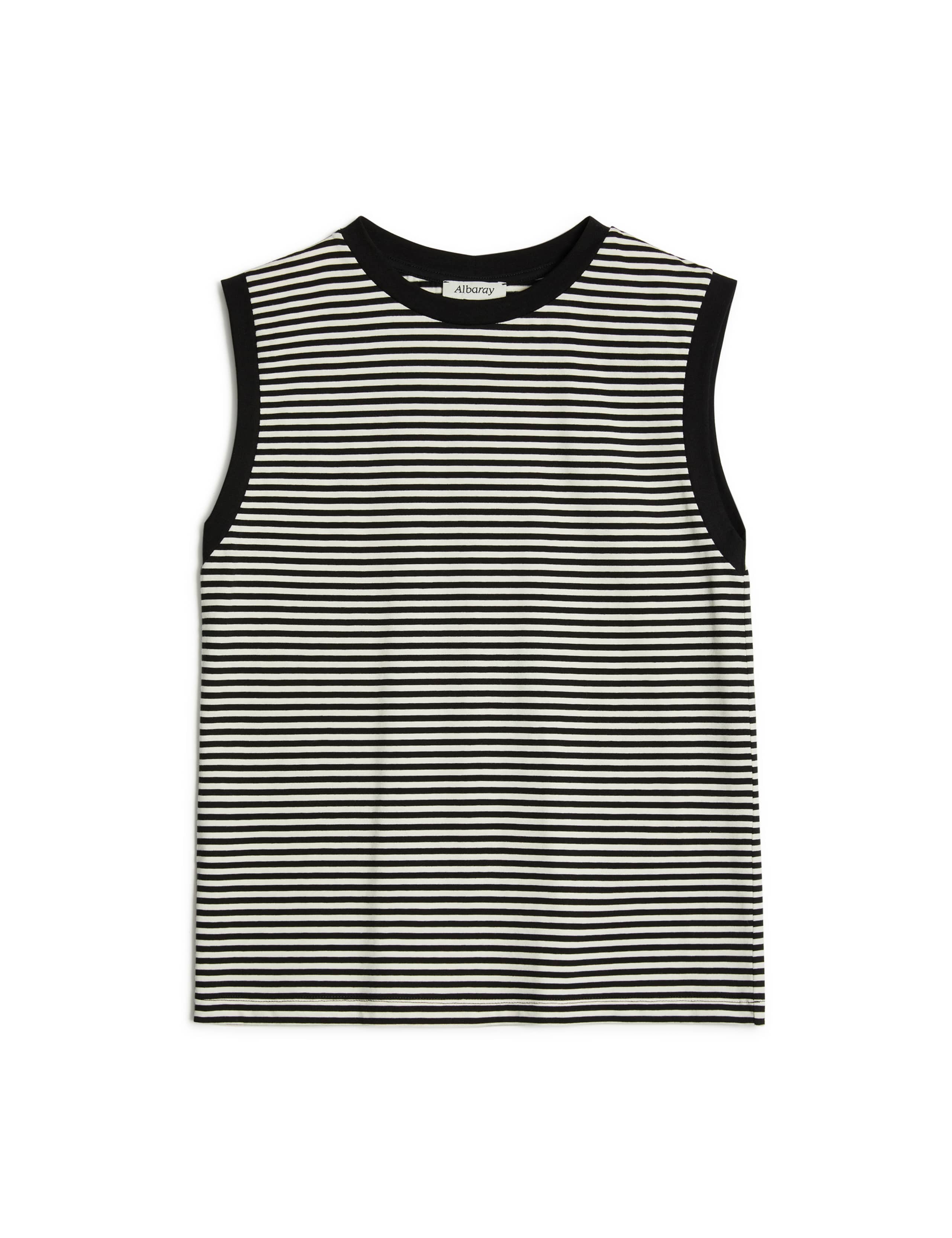 Pure Cotton Striped Vest 2 of 4