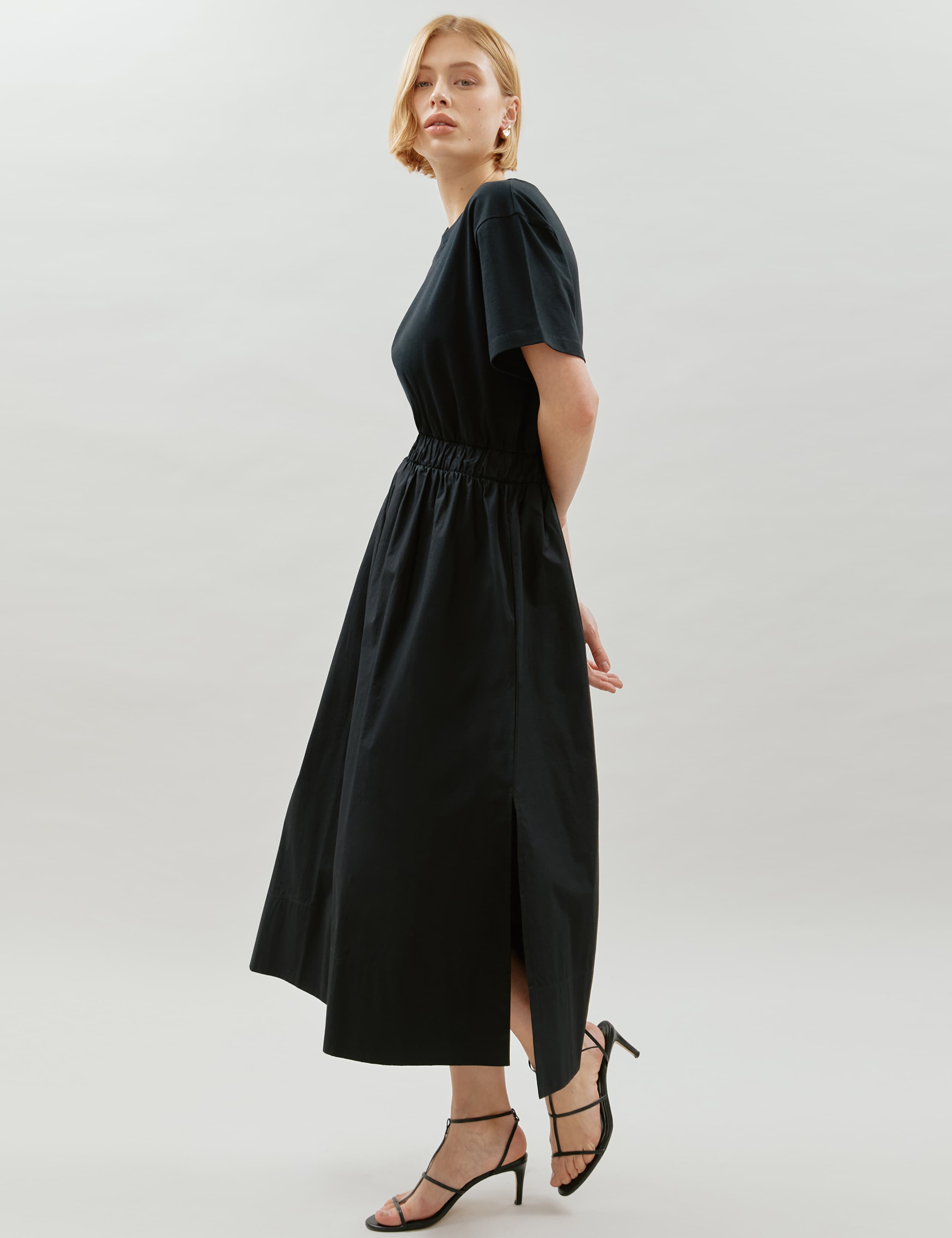 Pure Cotton Midi T-Shirt Dress 4 of 6