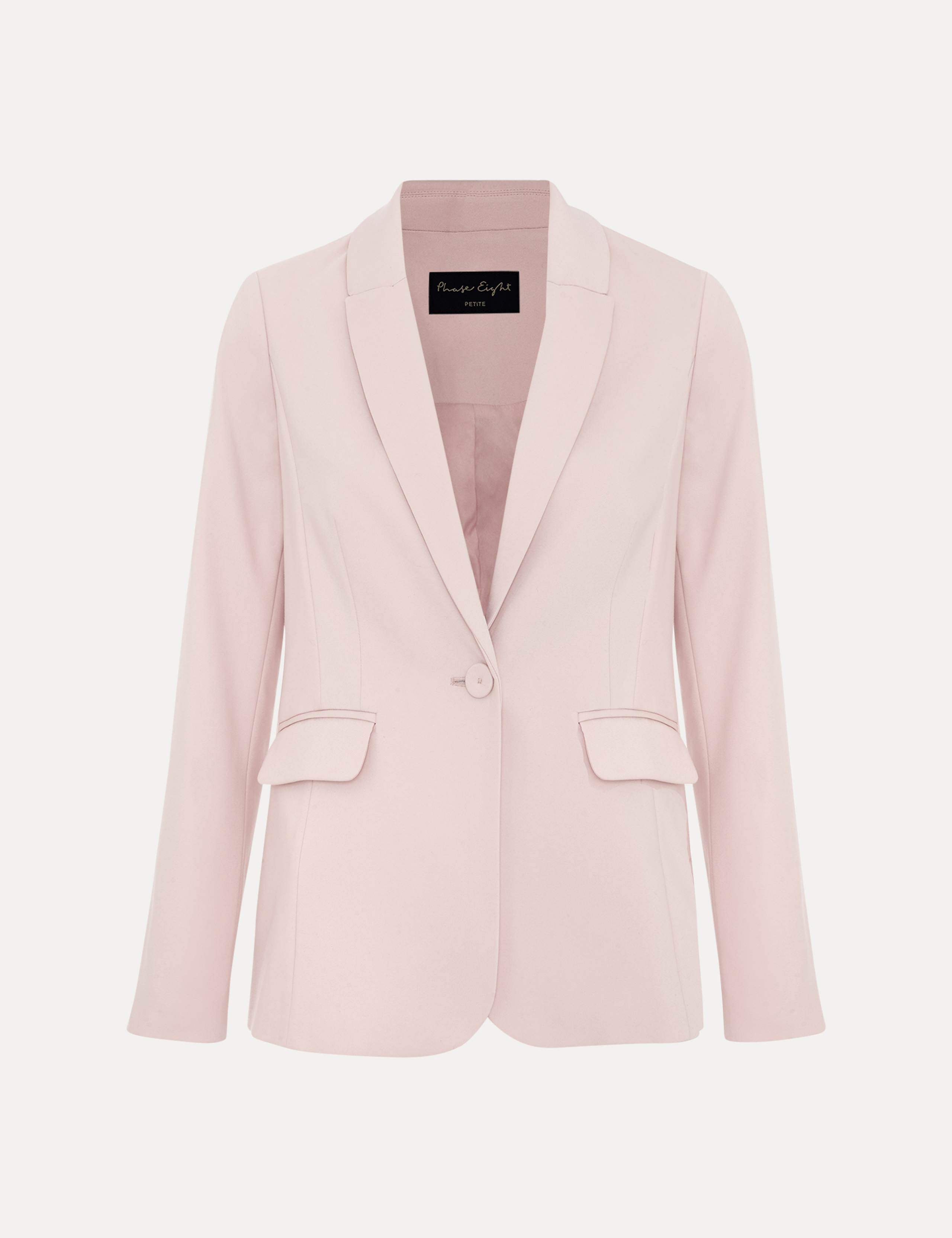 Cotton Blend Single Breasted Blazer 2 of 6