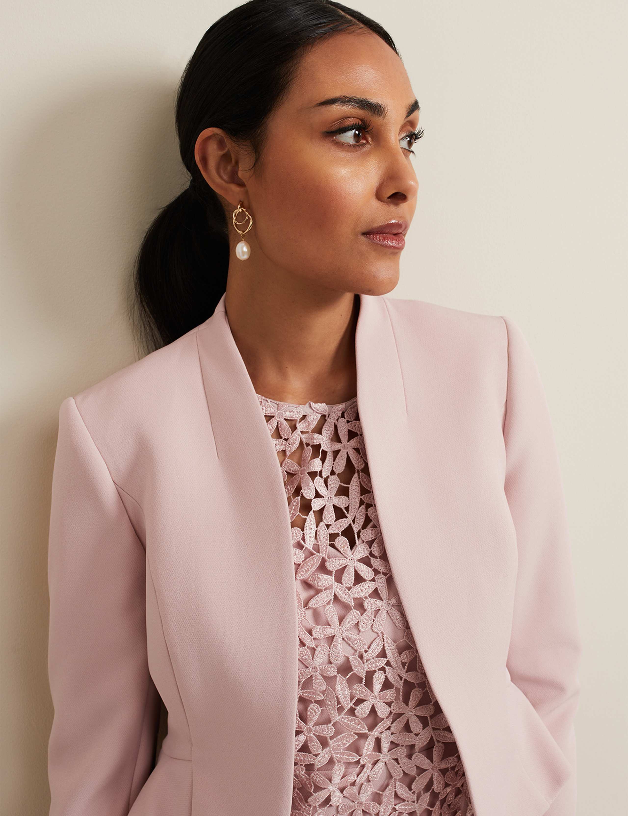Collarless Short Jacket 6 of 6