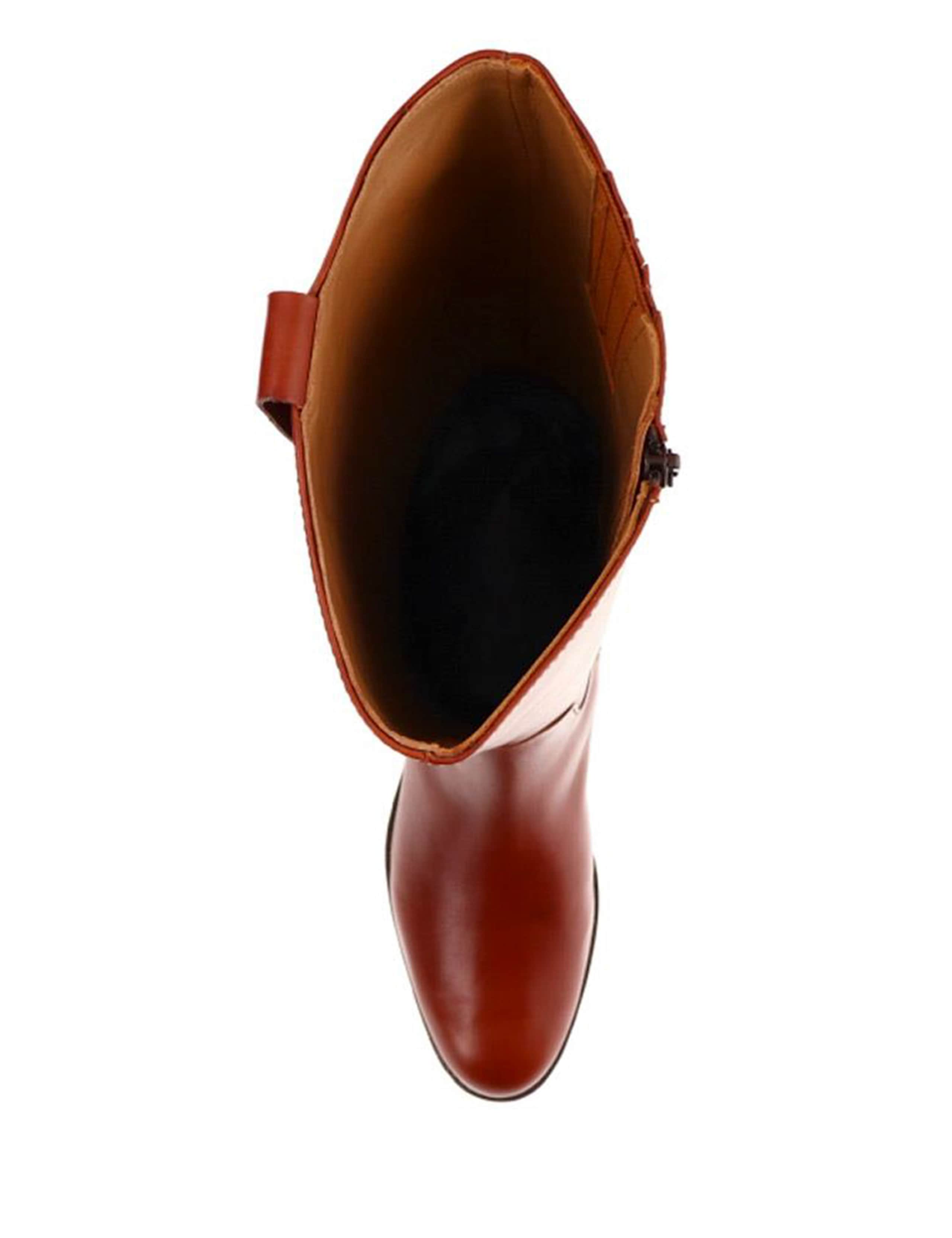 Leather Buckle Flat Knee High Boots 5 of 5