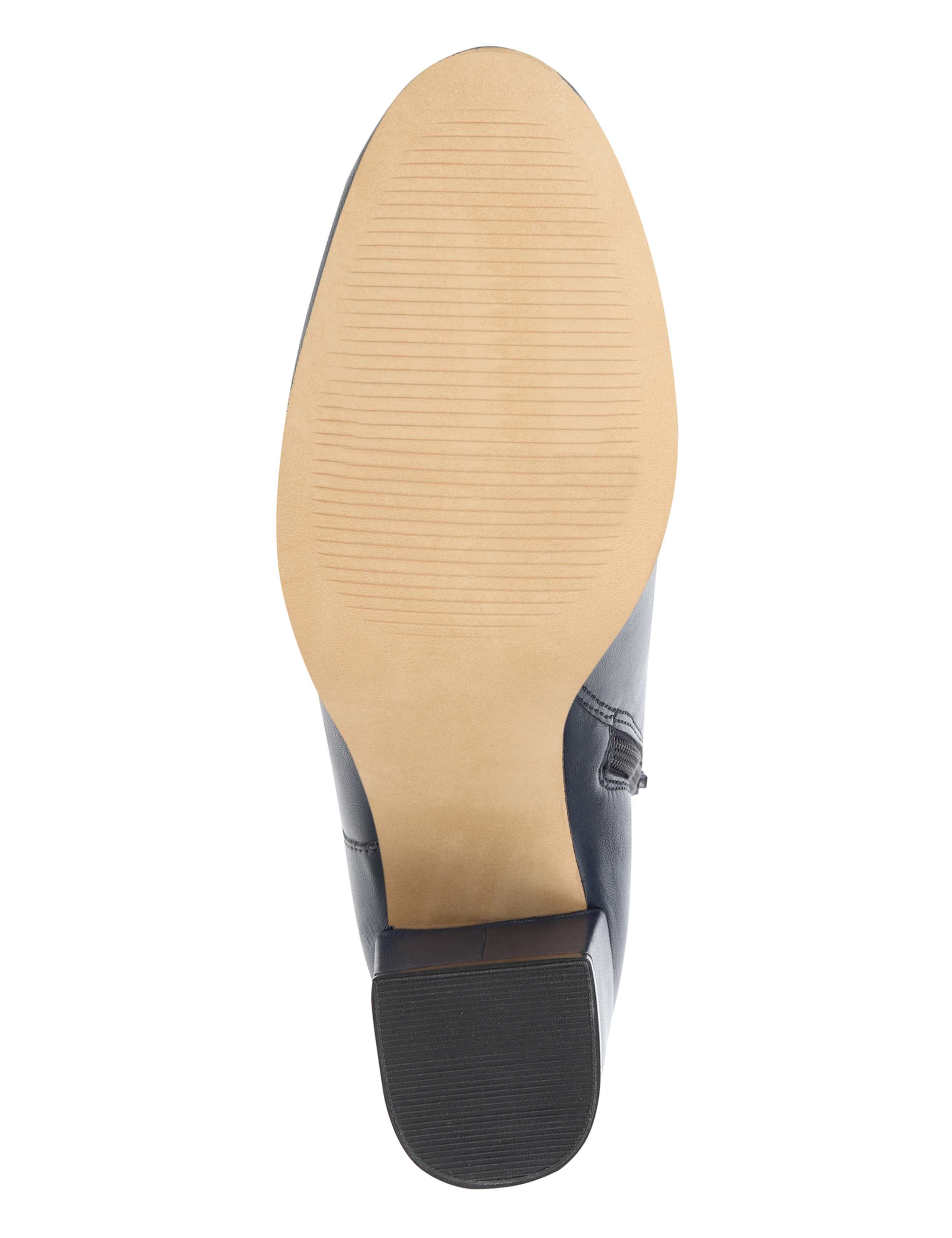 Leather Block Heel Ankle Boots 6 of 6