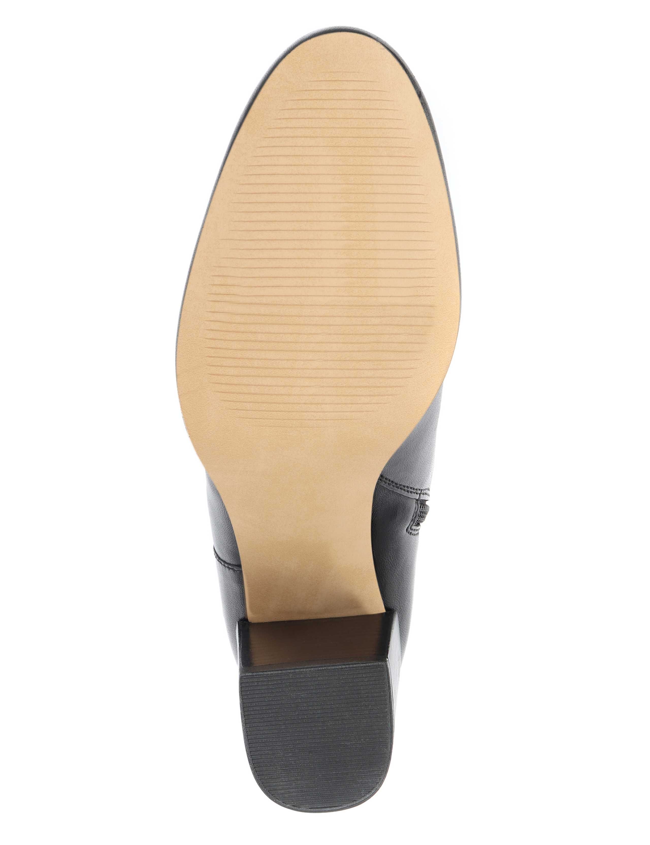 Leather Block Heel Ankle Boots 6 of 6