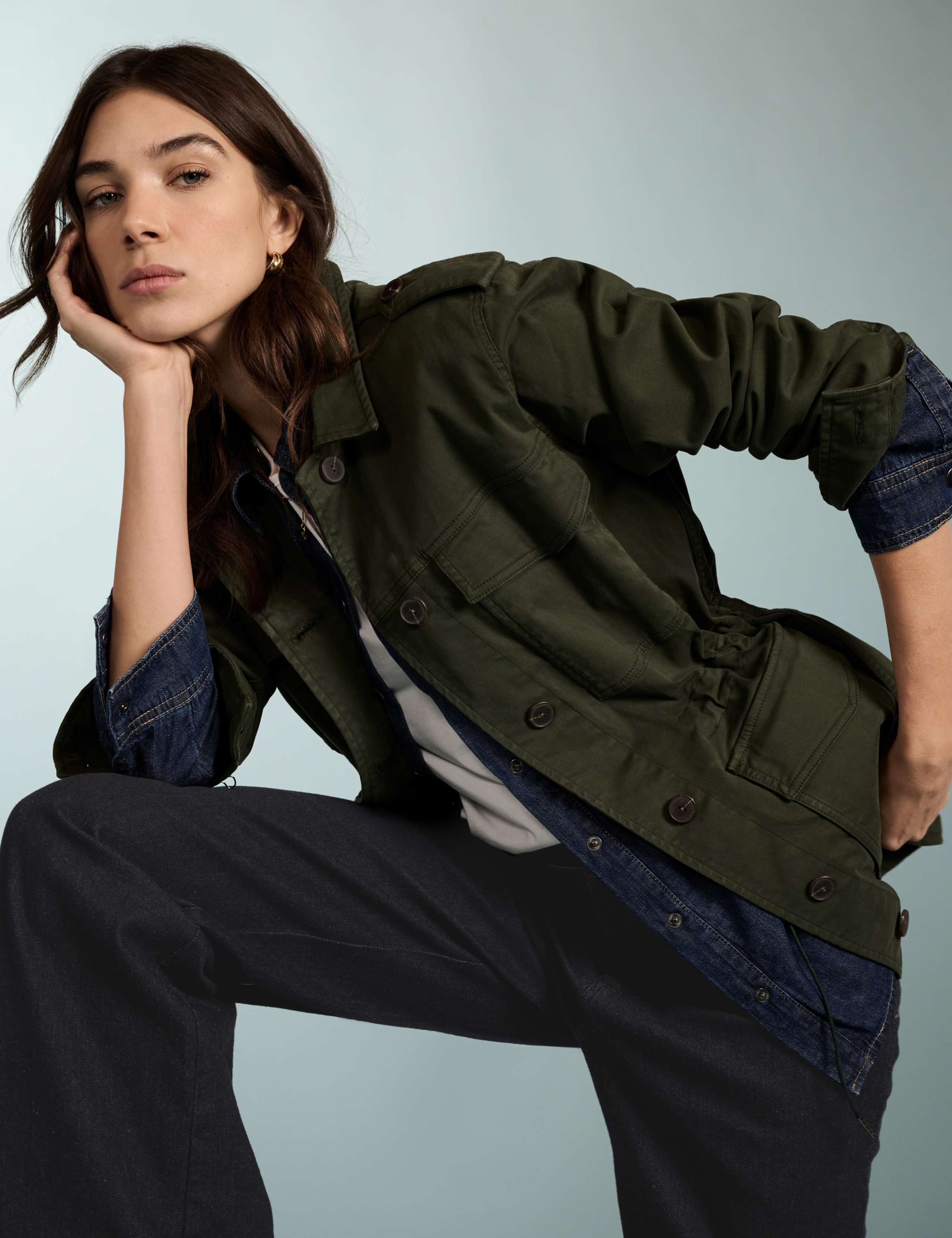 Cotton Rich Longline Utility Jacket 8 of 12