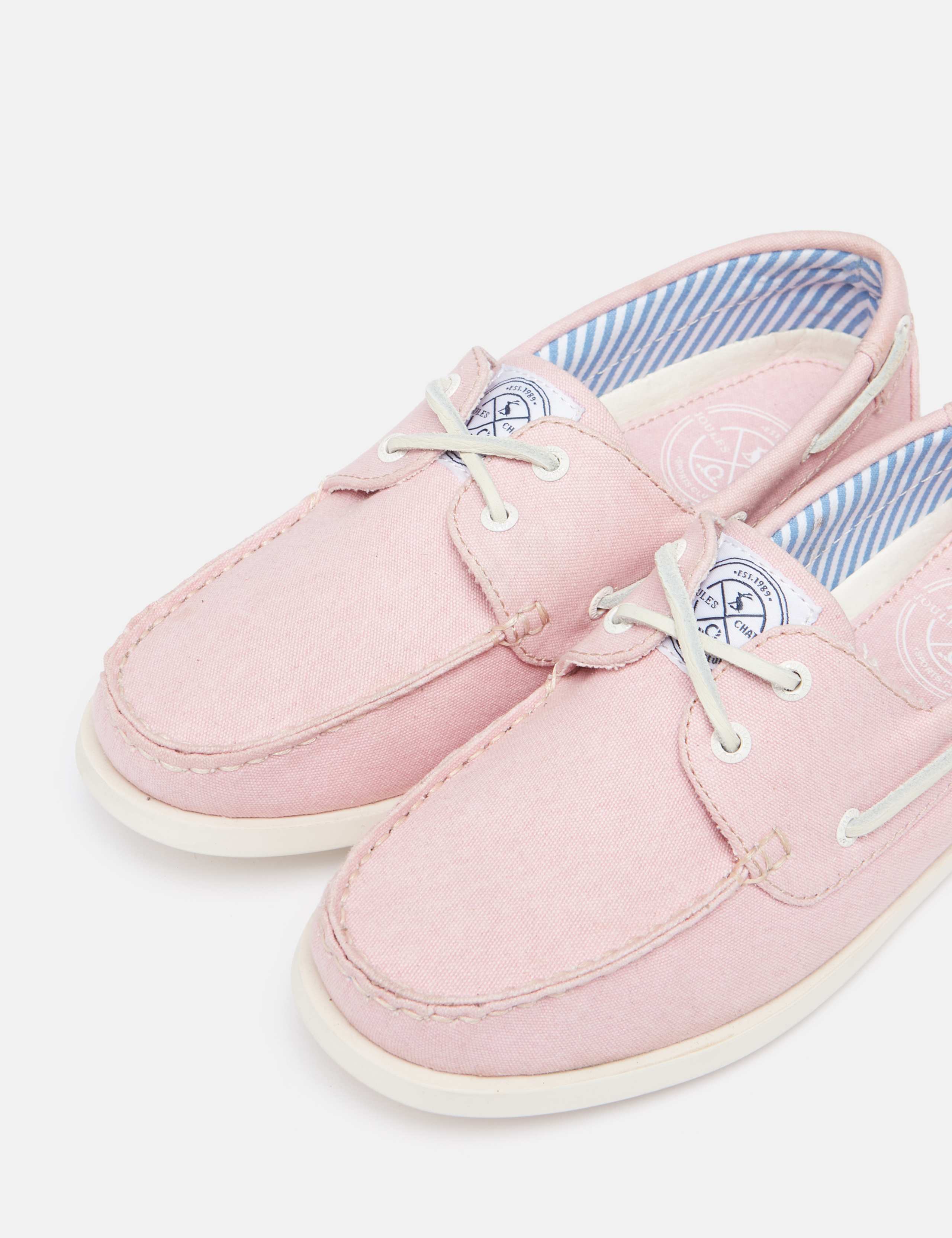 Canvas Lace Up Flat Boat Shoes 7 of 11