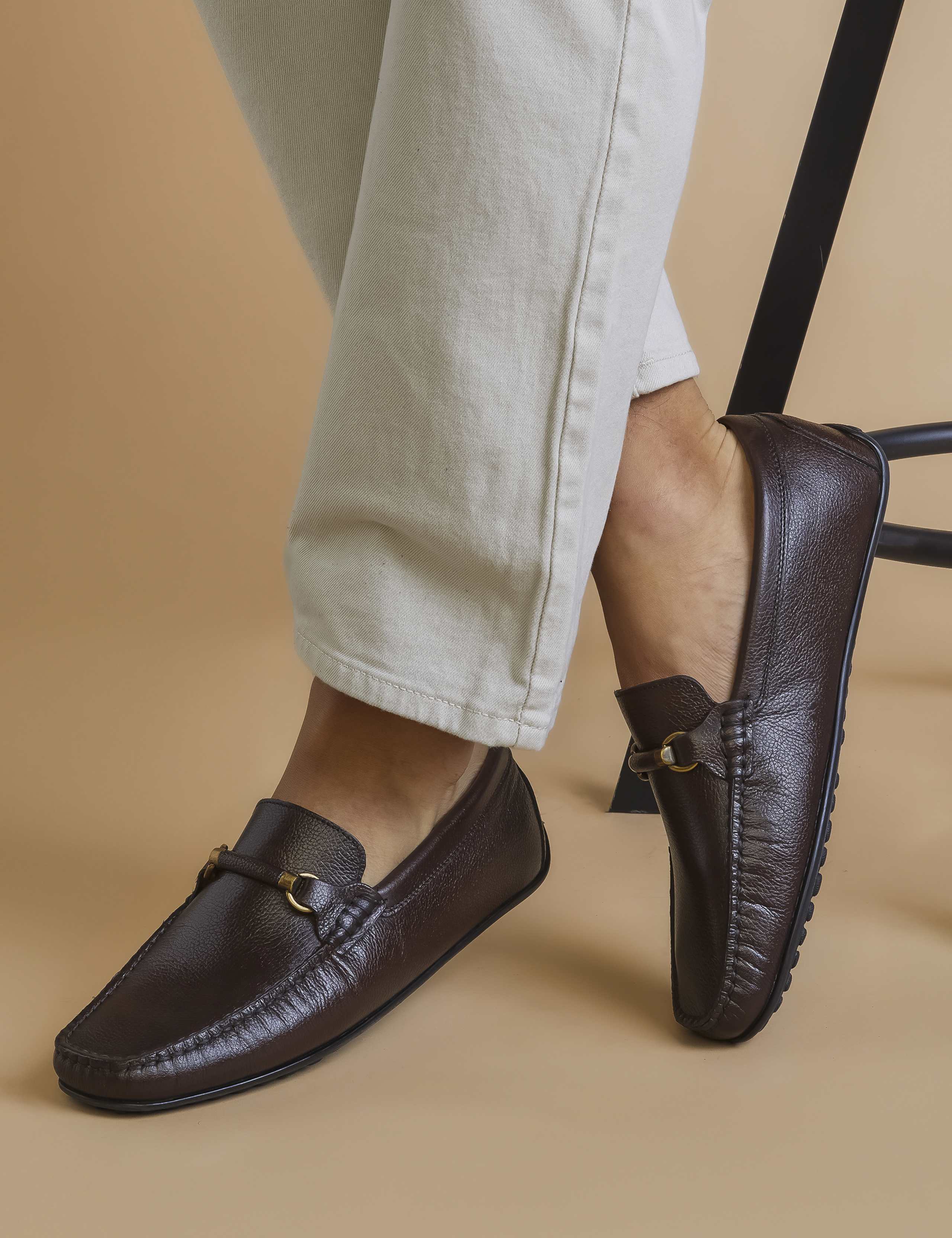 Leather Slip-On Loafers 1 of 8