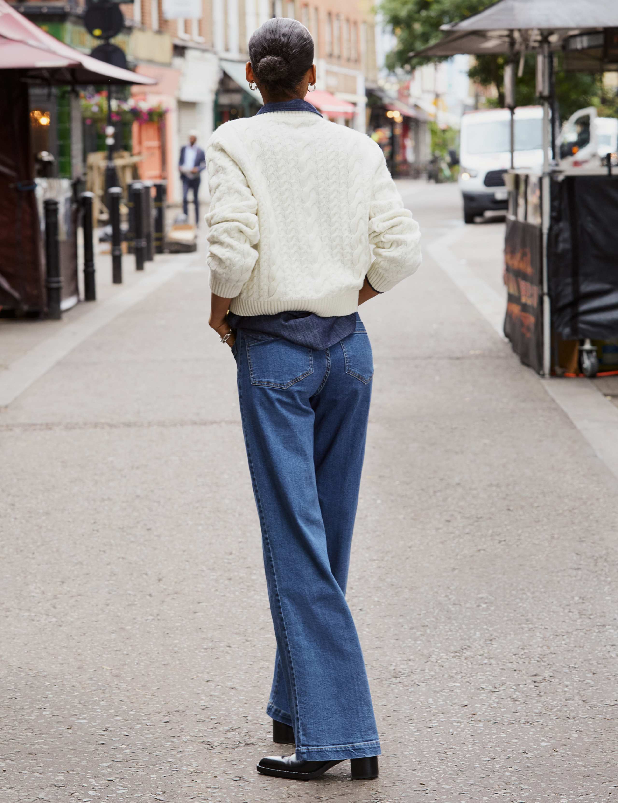 High Waisted Wide Leg Jeans 4 of 7