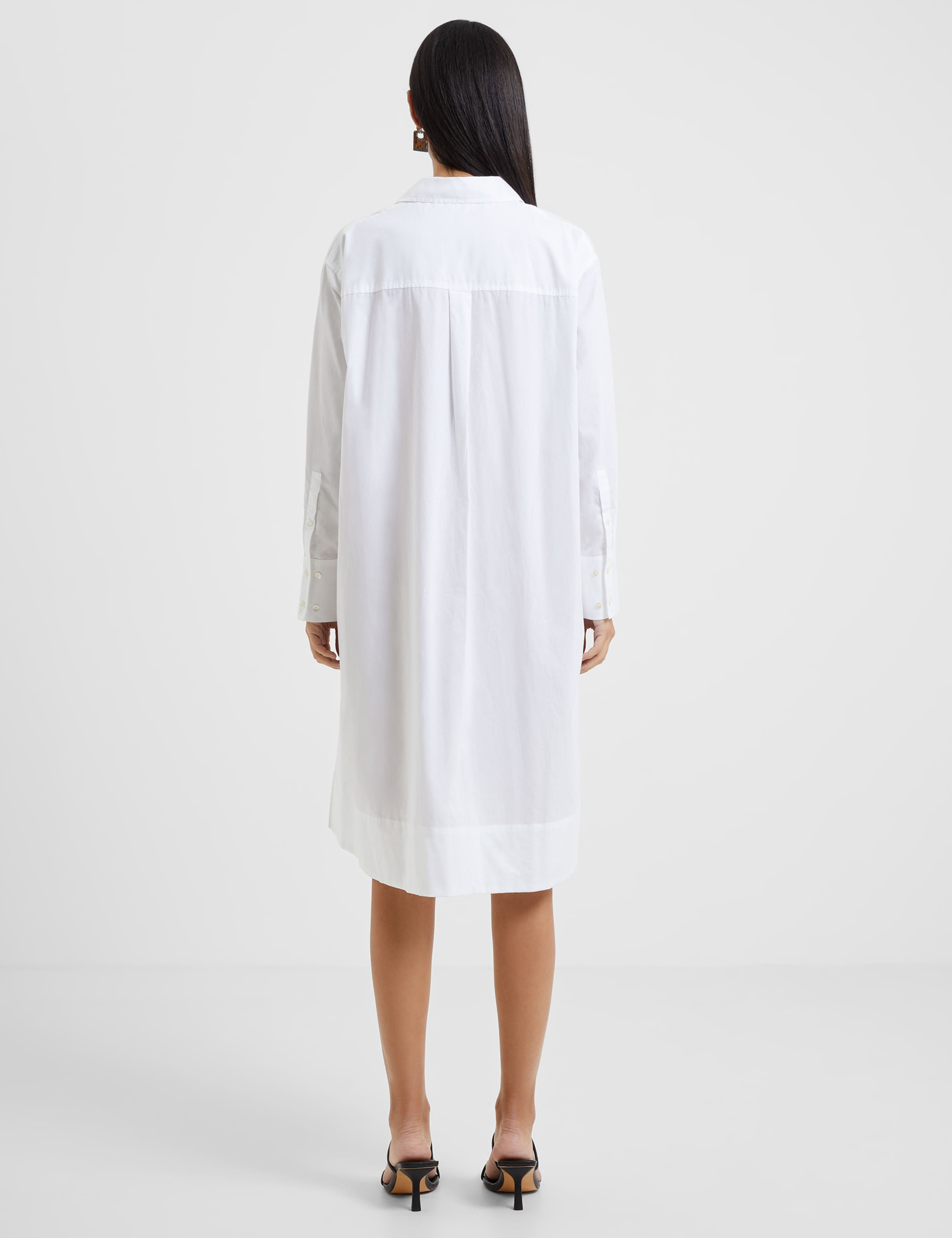 Pure Cotton Knee Length Shirt Dress 3 of 4