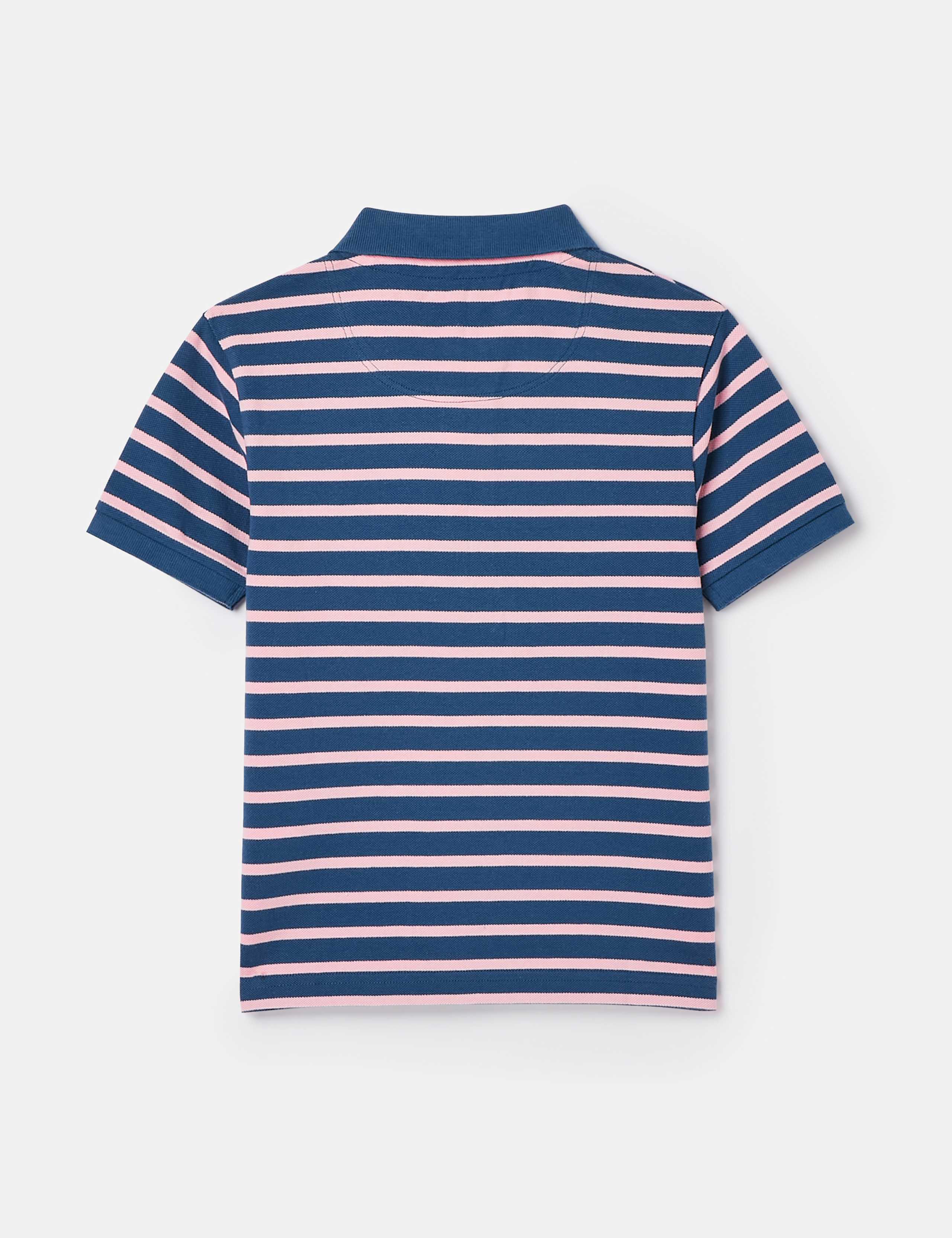 Pure Cotton Striped Polo Shirt (2-12 Yrs) 2 of 5