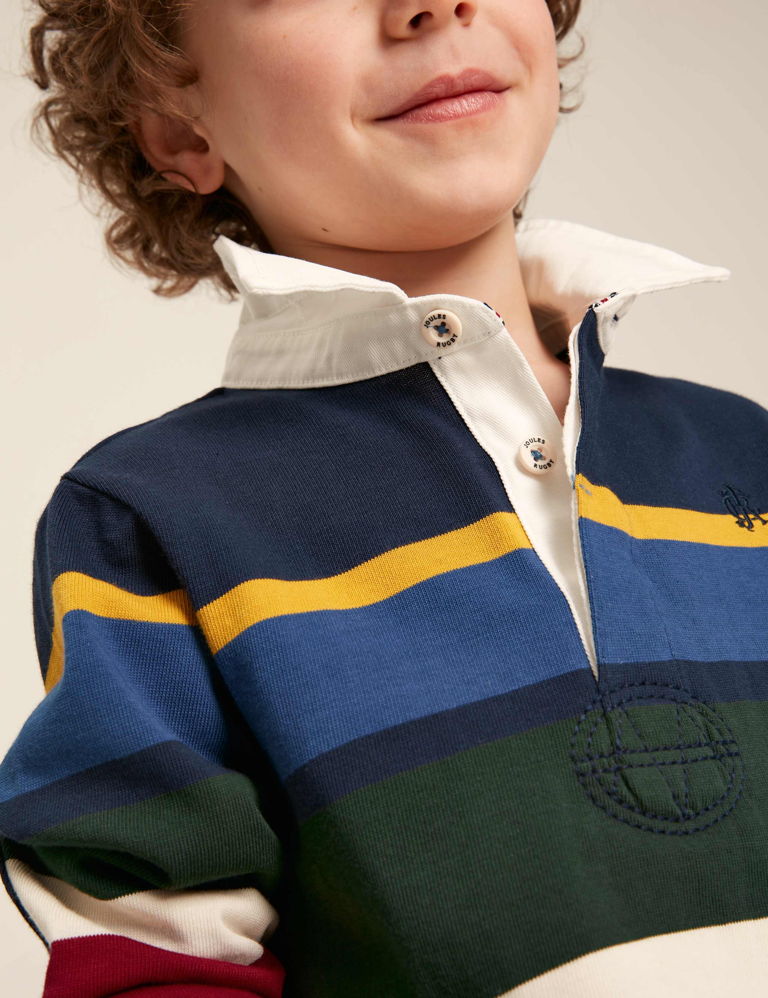 Pure Cotton Rugby Shirt (2-12 Yrs) 5 of 6