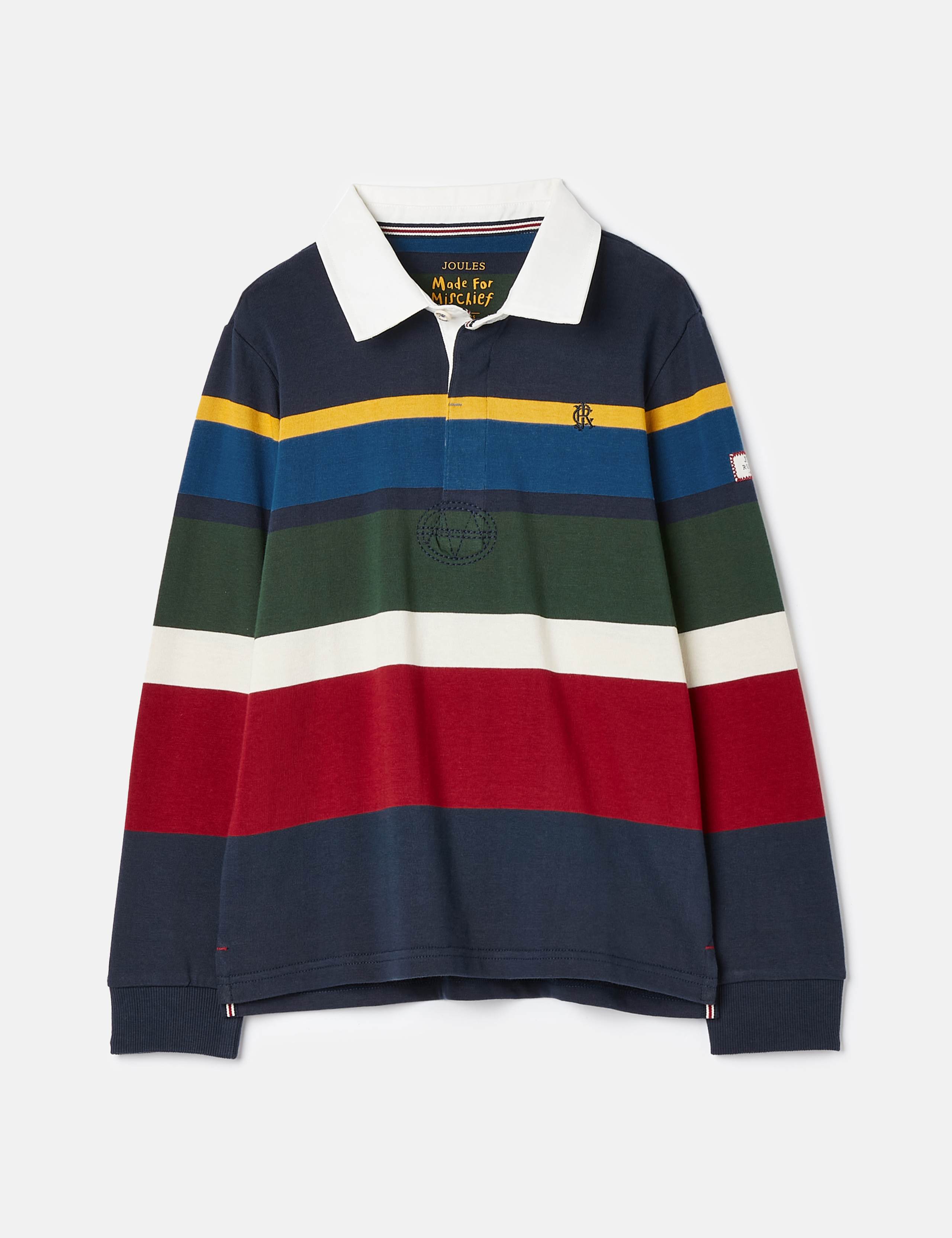 Pure Cotton Rugby Shirt (2-12 Yrs) 2 of 6