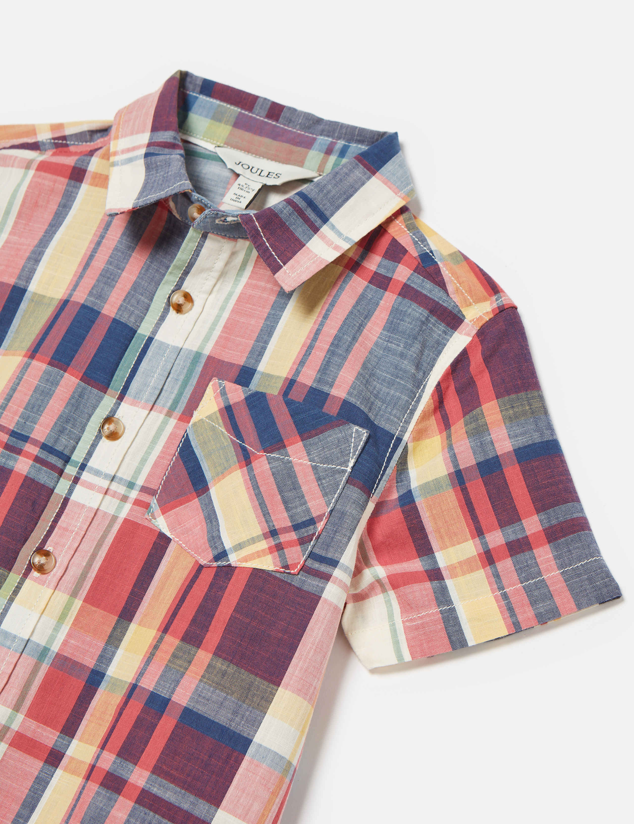 Pure Cotton Checked Shirt (2-12 Yrs) 2 of 4