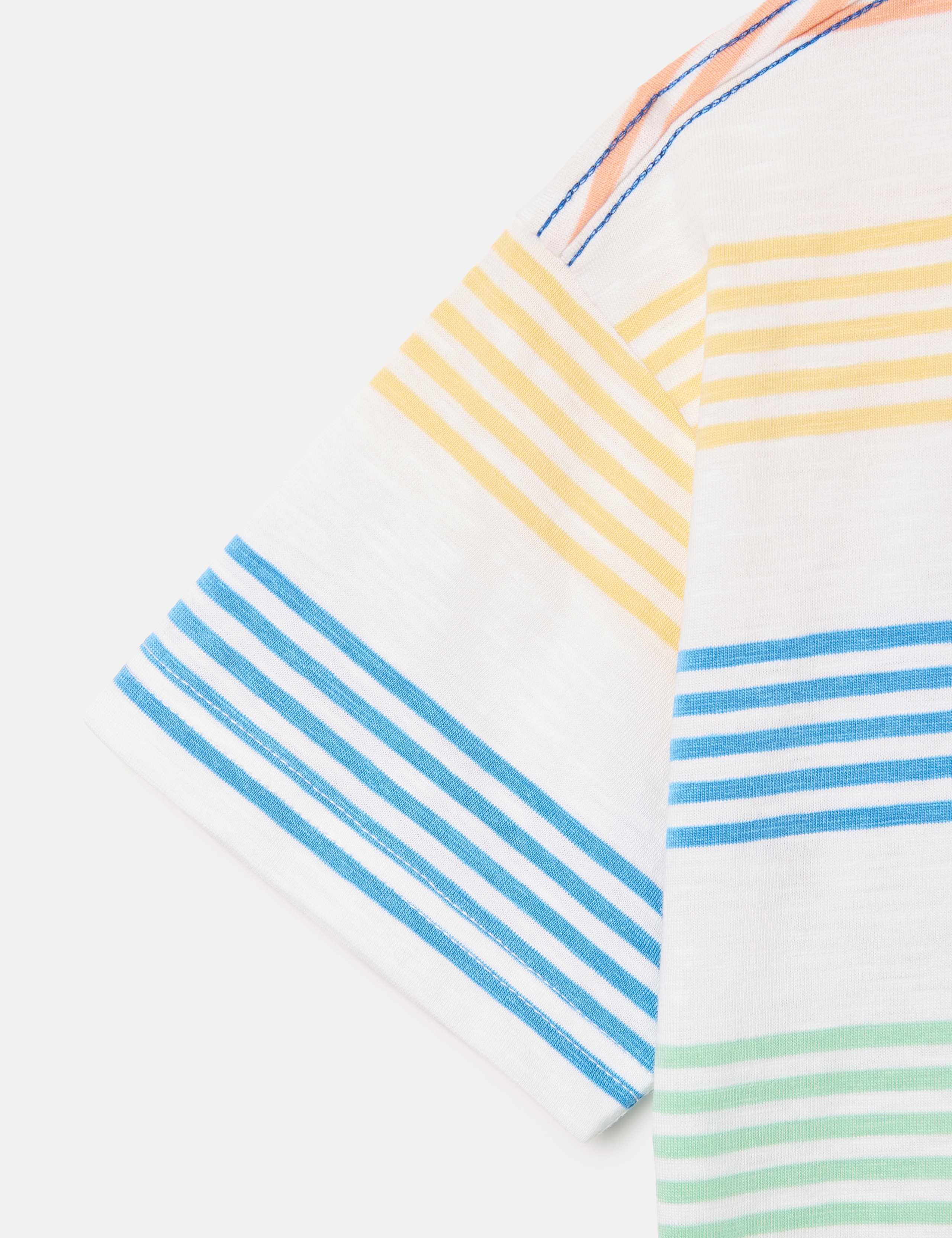 Pure Cotton Striped T-Shirt (2-12 Yrs) 4 of 6