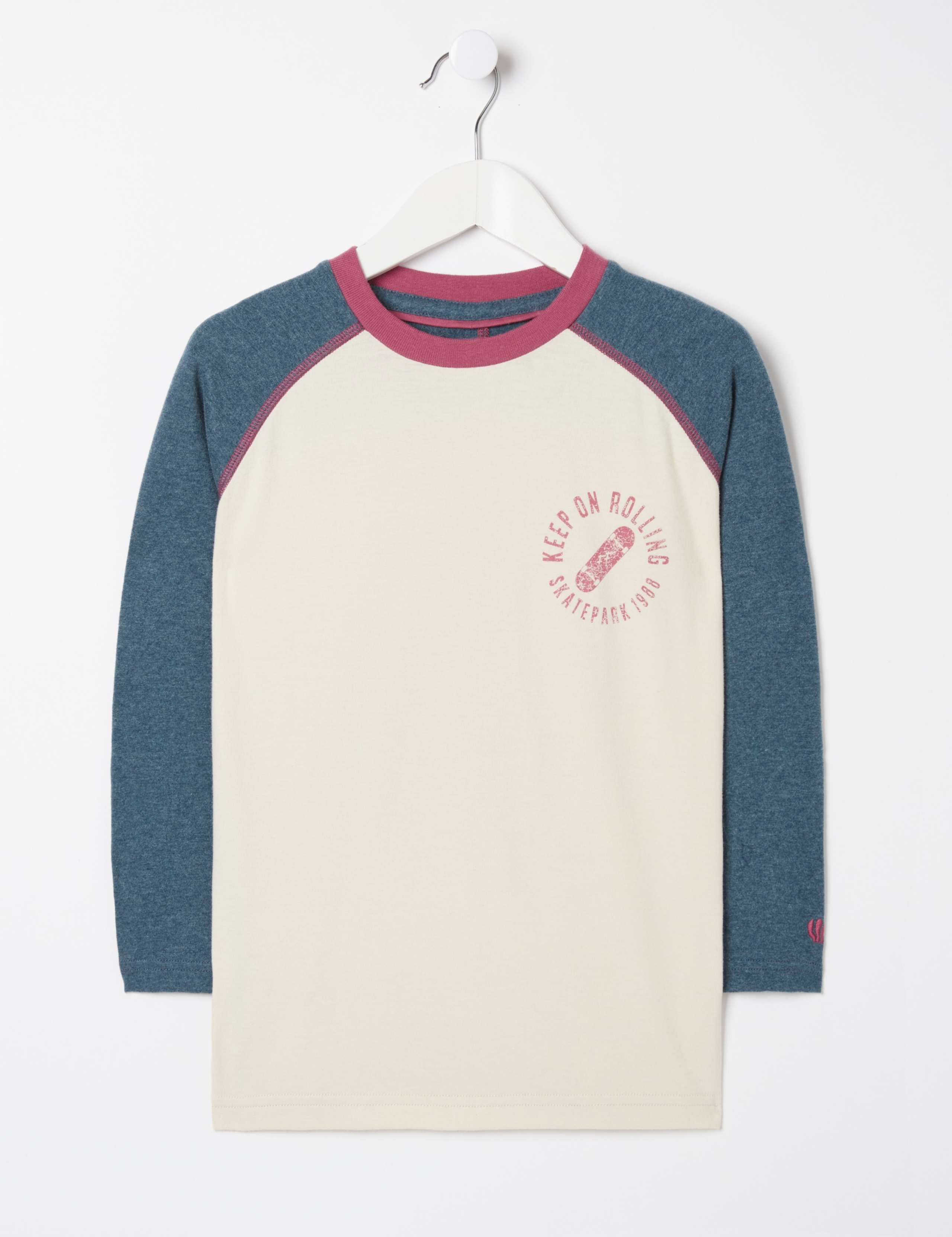 Pure Cotton Skater Graphic T-Shirt (3-13 Yrs) 2 of 5