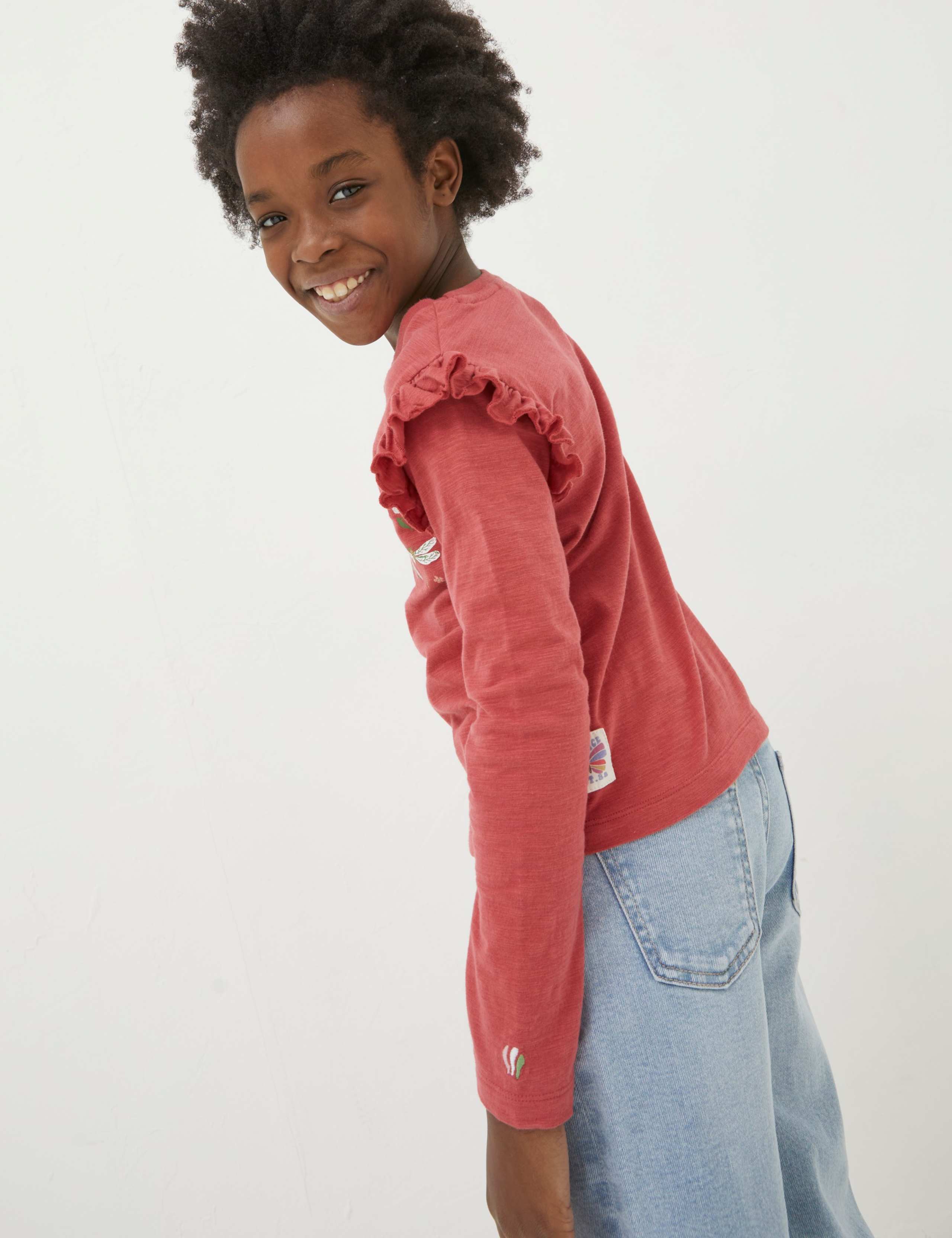 Pure Cotton Wild At Heart Slogan T-Shirt (3-13 Yrs) 3 of 4