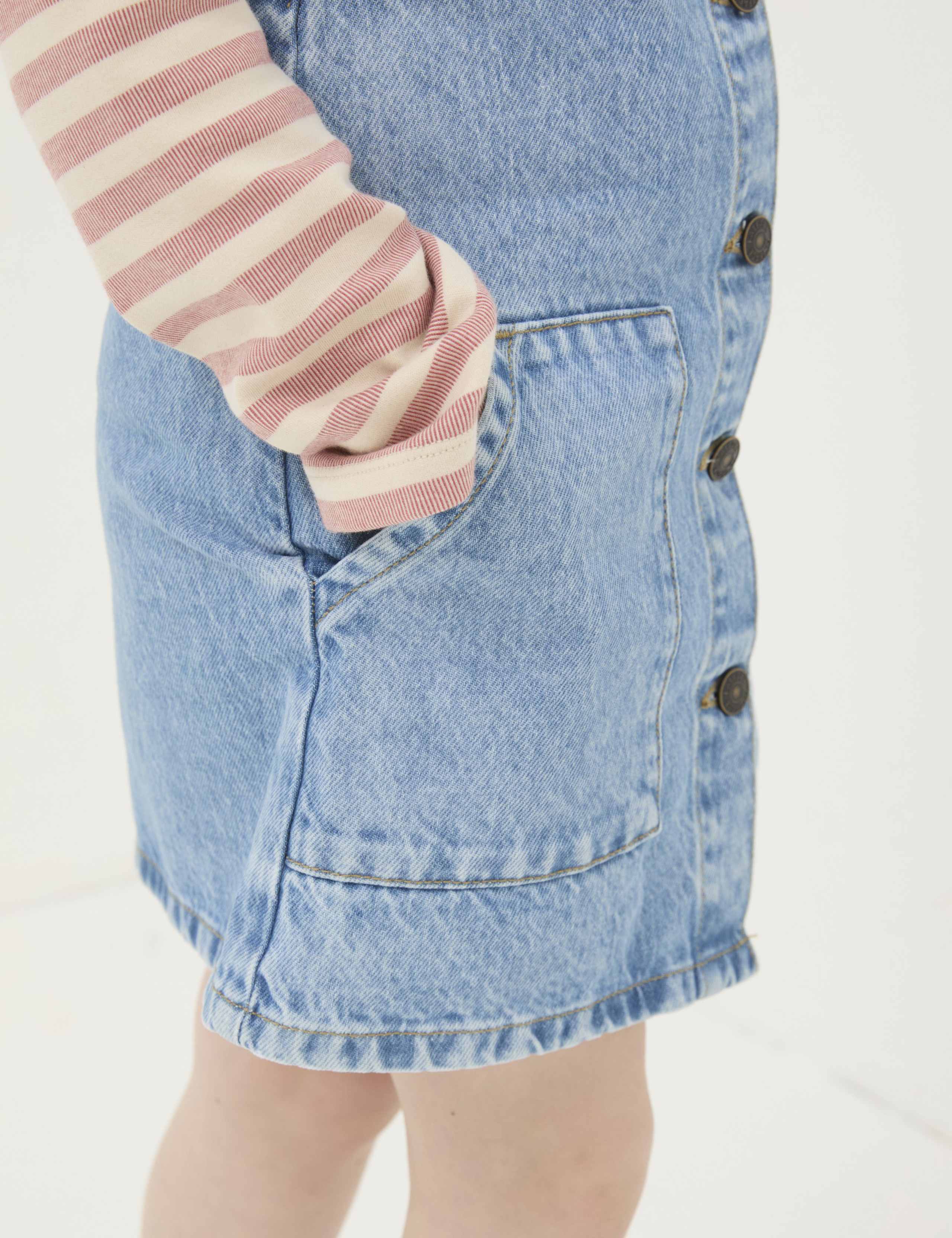 Denim Pinafore Dress (3-13 Yrs) 4 of 5