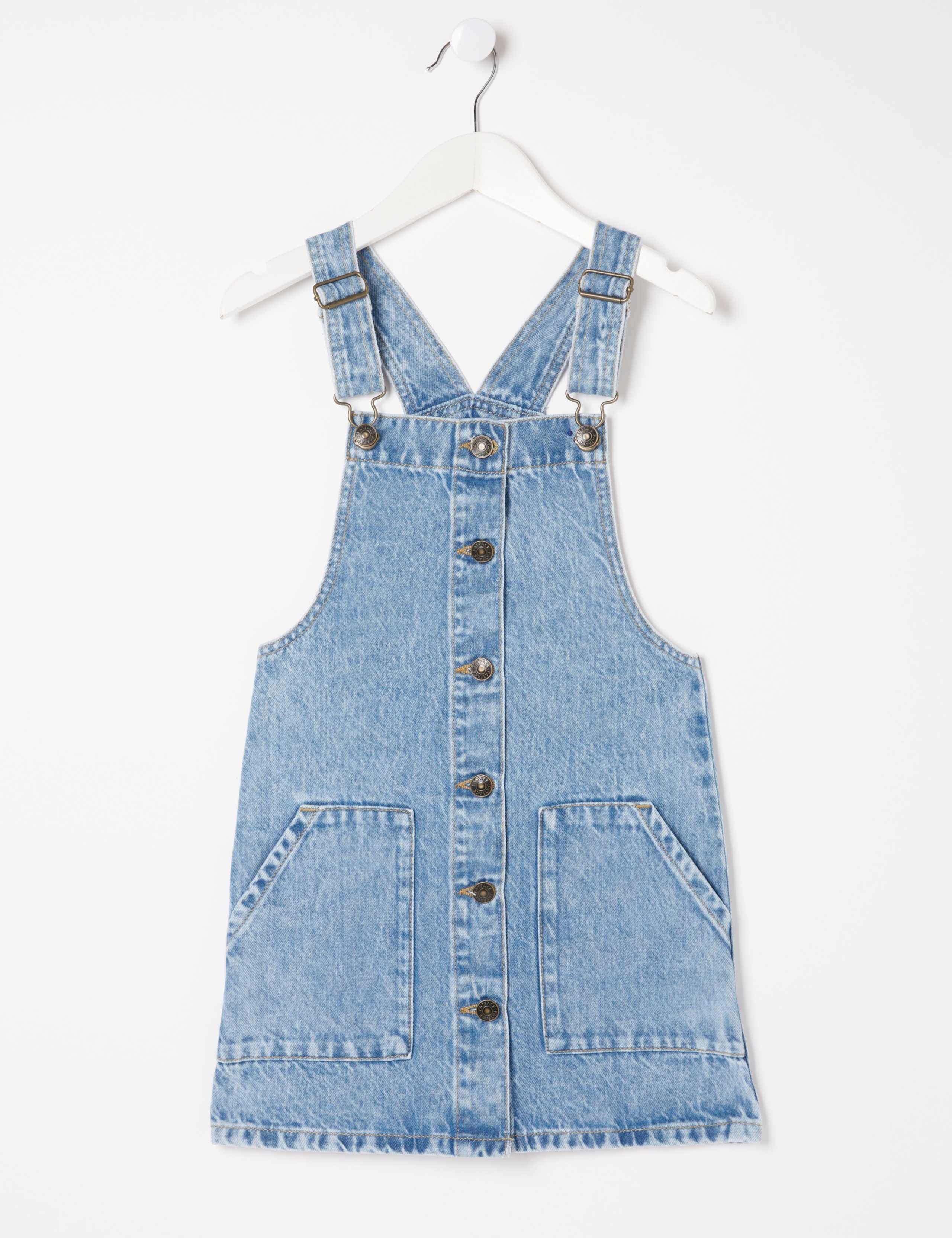 Denim Pinafore Dress (3-13 Yrs) 2 of 5