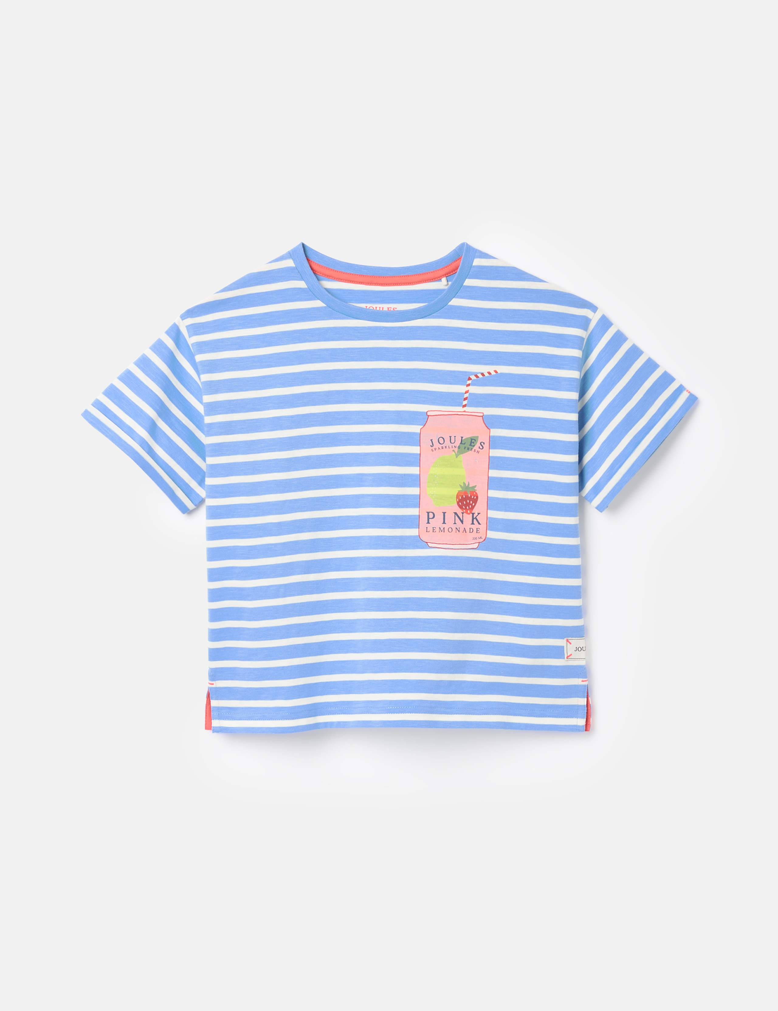 Pure Cotton Striped T-Shirt (2-10 Yrs) 1 of 2