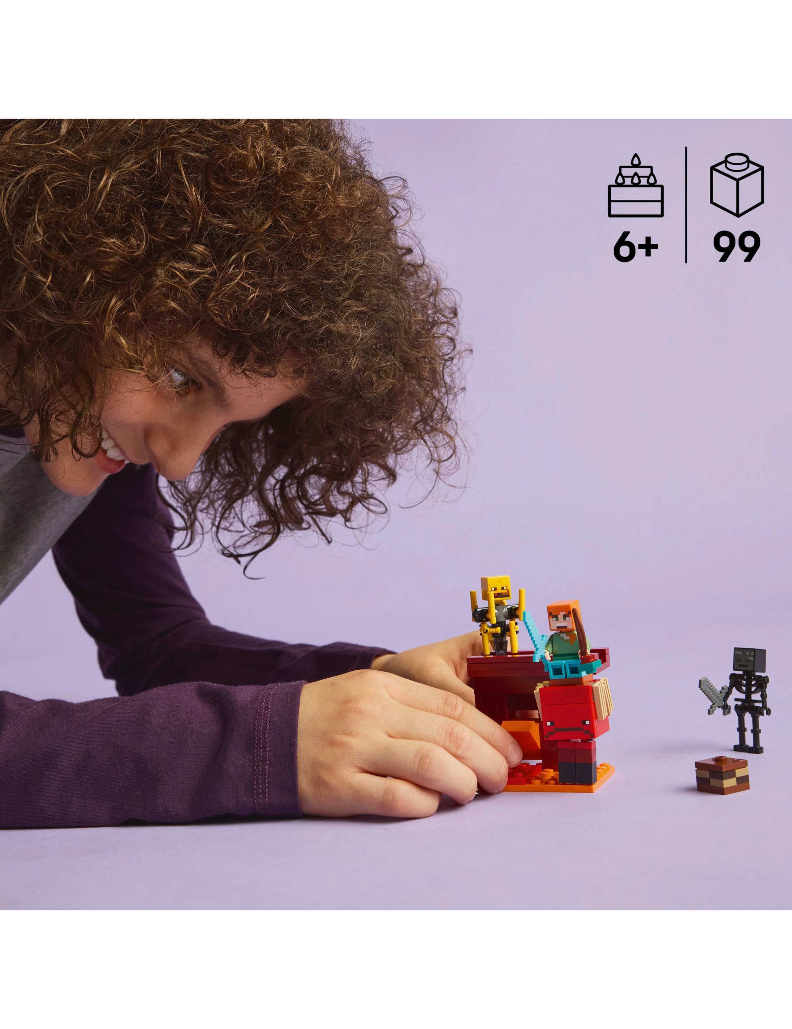 LEGO® Minecraft The Nether Lava Battle Set 21266  (6+ Yrs) 5 of 6