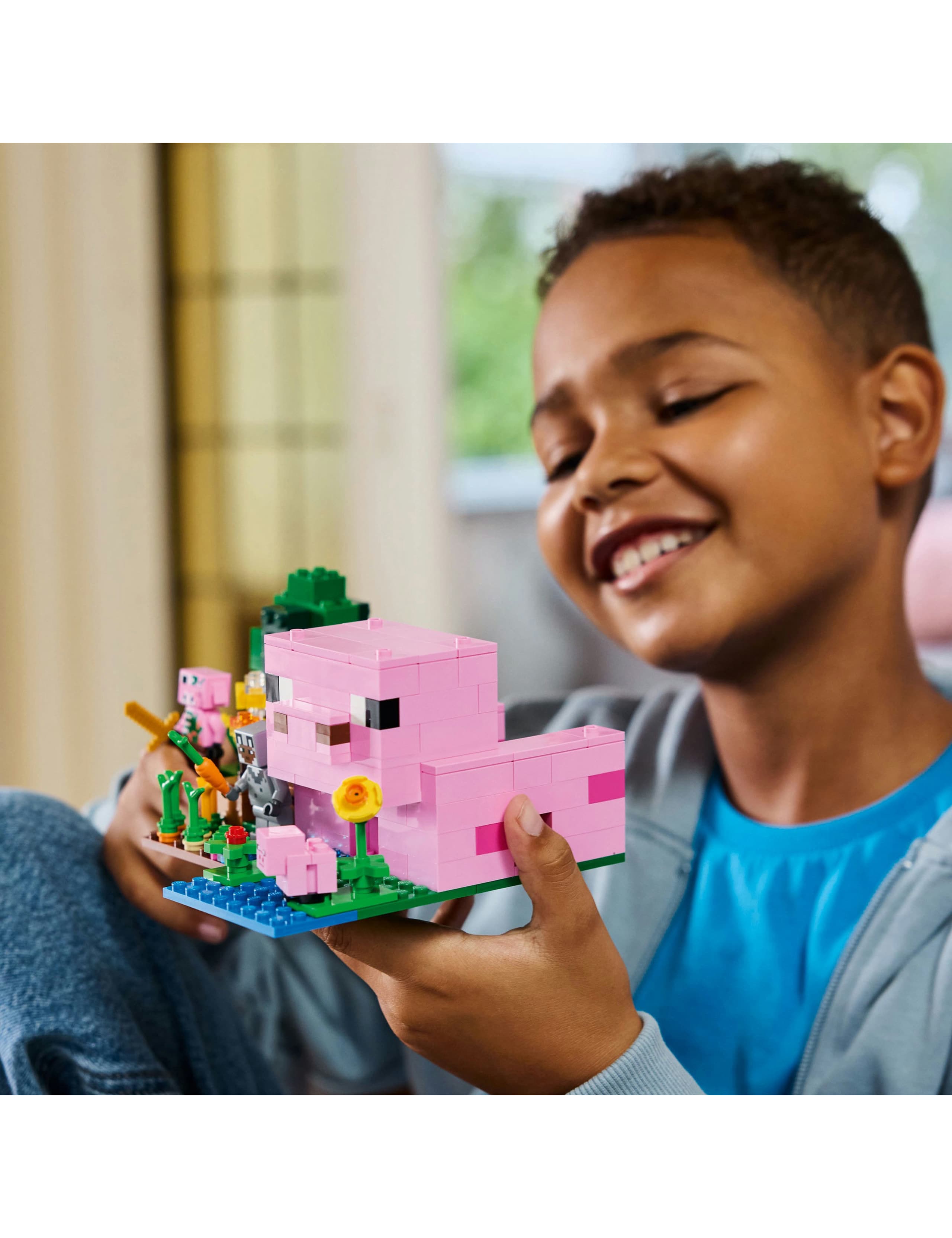 LEGO® Minecraft The Baby Pig House Toy for Kids 21268 (7+ Yrs) 2 of 6