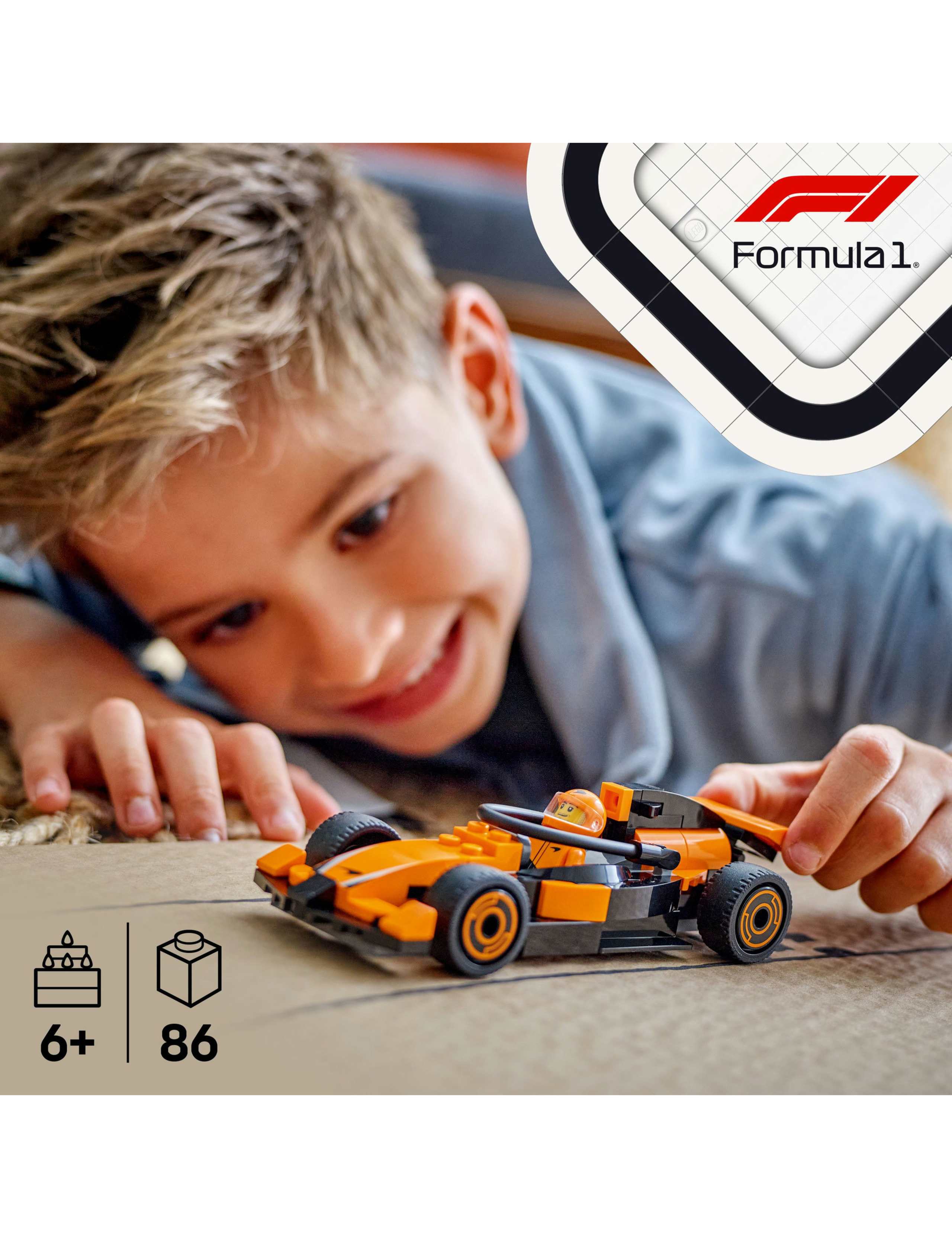 LEGO® City F1 Driver with McLaren Race Car Toy 60442 (6+ Yrs) 4 of 6