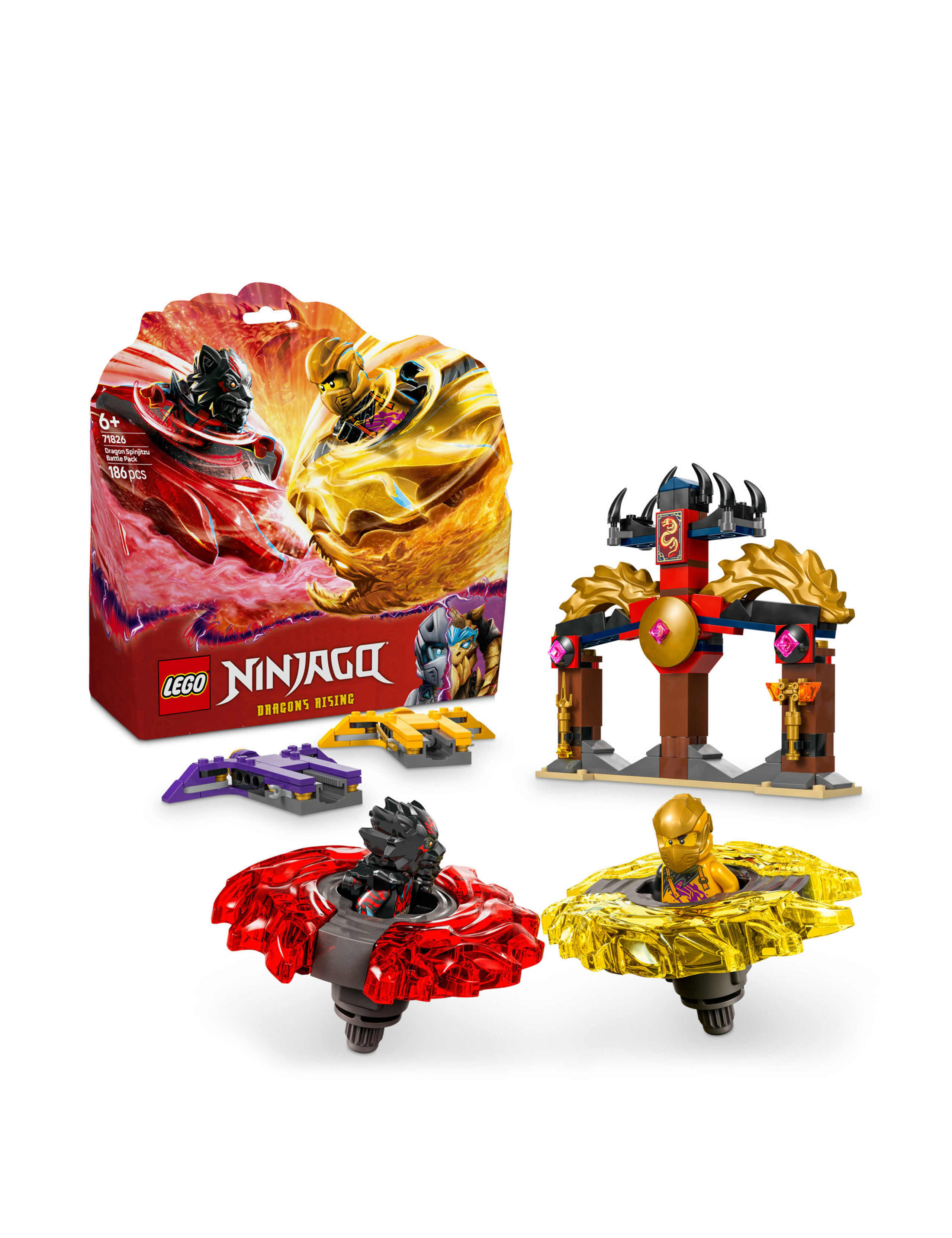 LEGO® NINJAGO Dragon Spinjitzu Battle Pack Set 71826  (6+ Yrs) 1 of 6