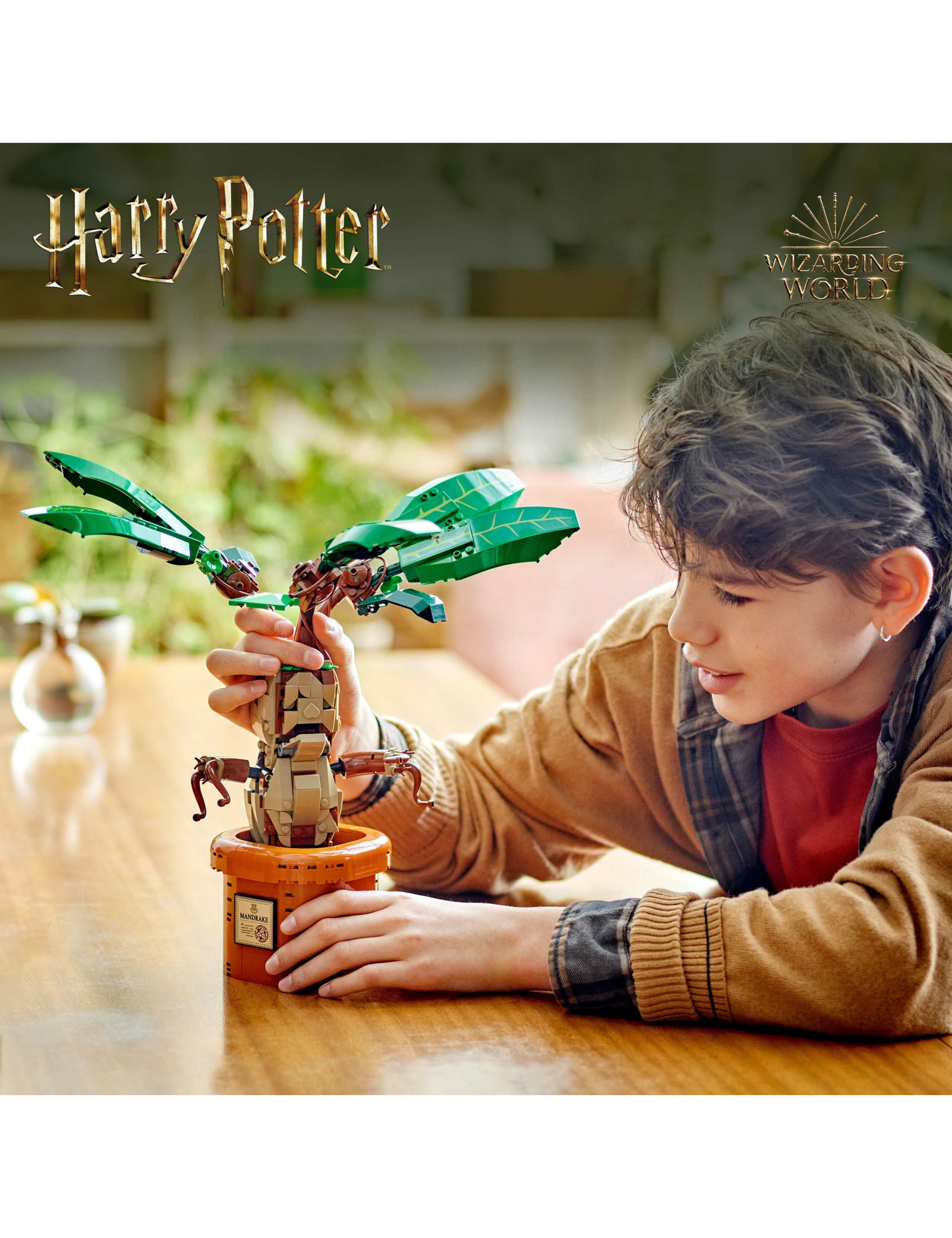 LEGO® Harry Potter™ Mandrake Plant Toy, Magical Gift 76433 (10+ Yrs) 3 of 4