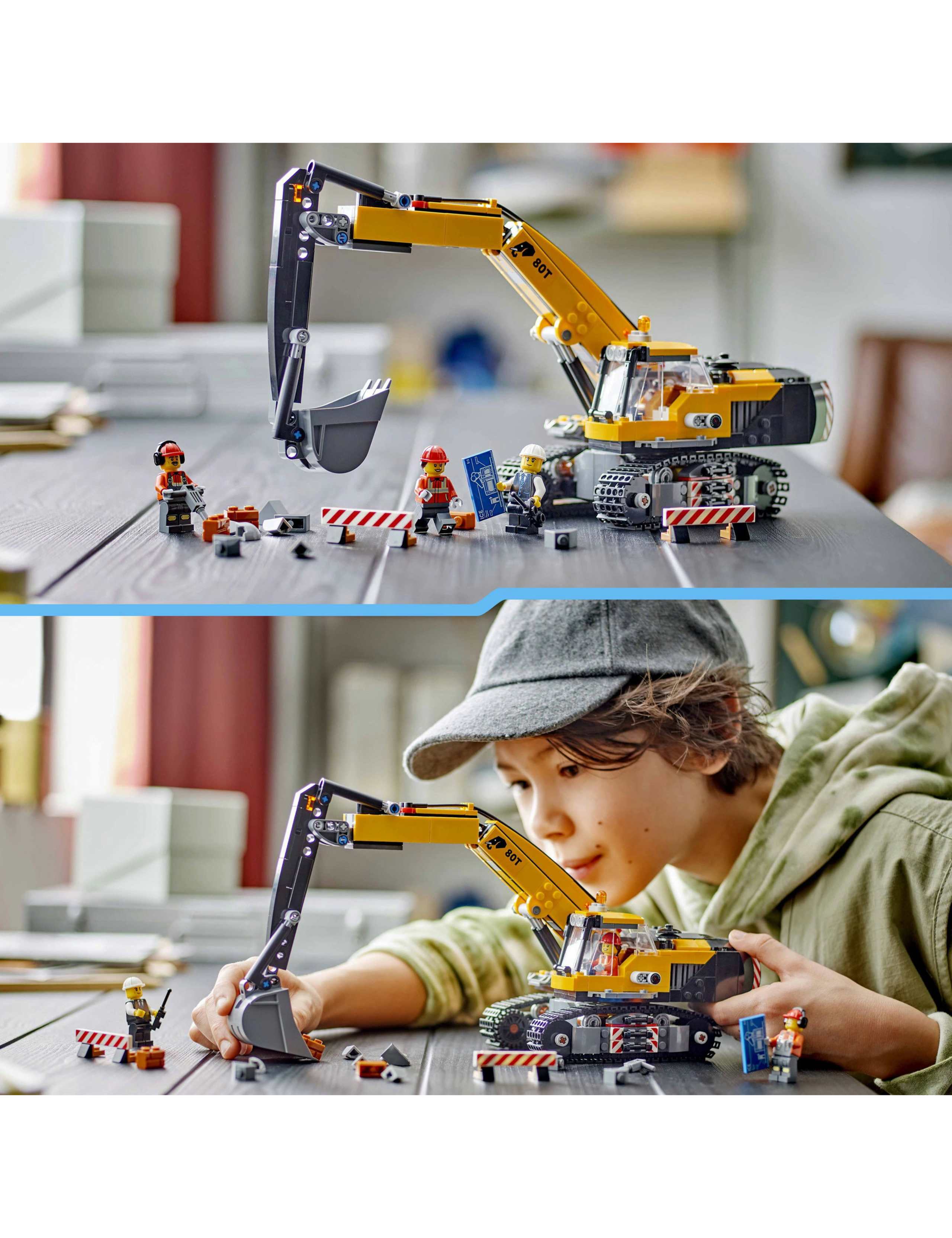 LEGO® City Yellow Construction Excavator Toy Digger 60420 (8+ Yrs) 5 of 5
