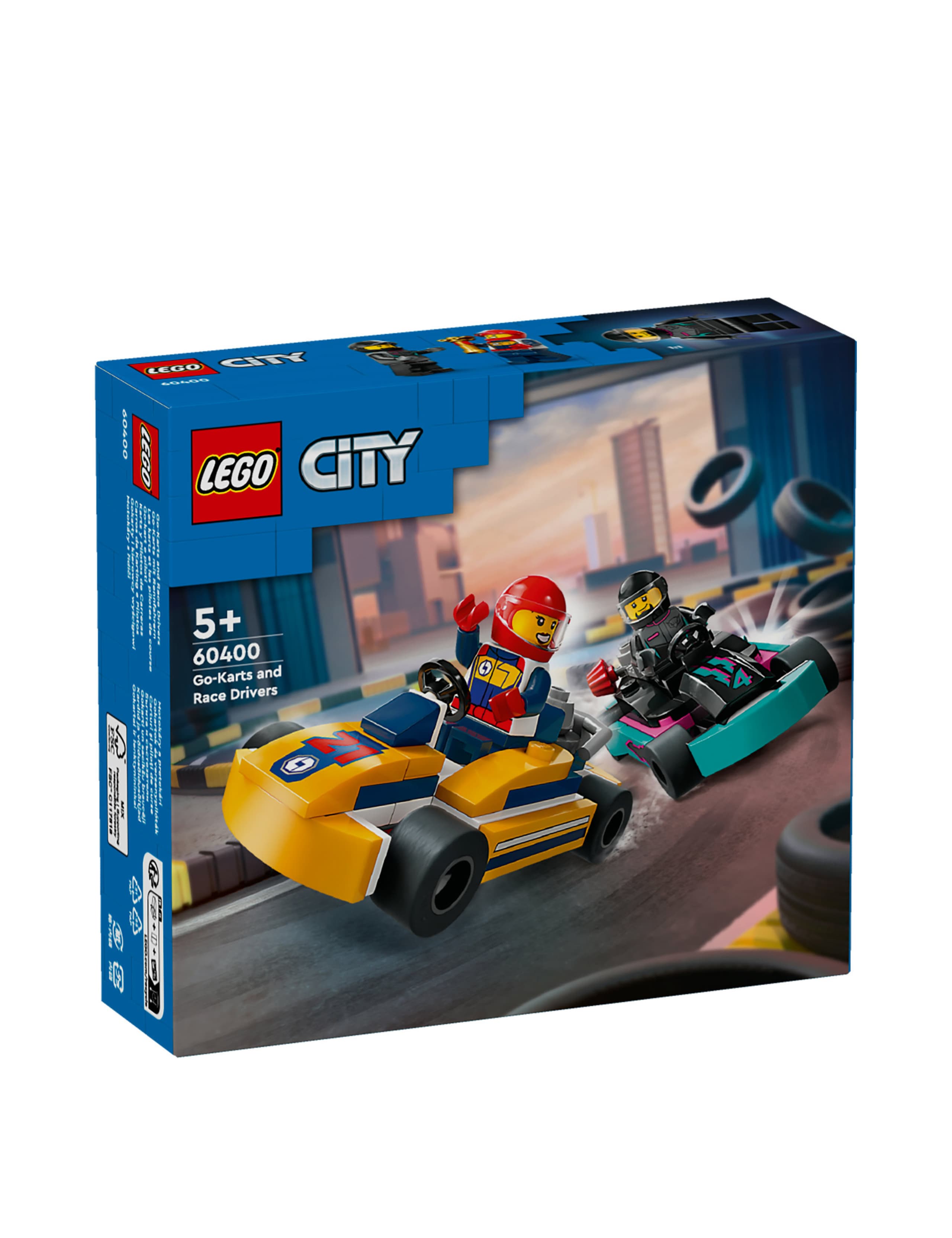 LEGO® City Go-Karts and Race Drivers Toy Set 60400 (5+ Yrs) 2 of 5