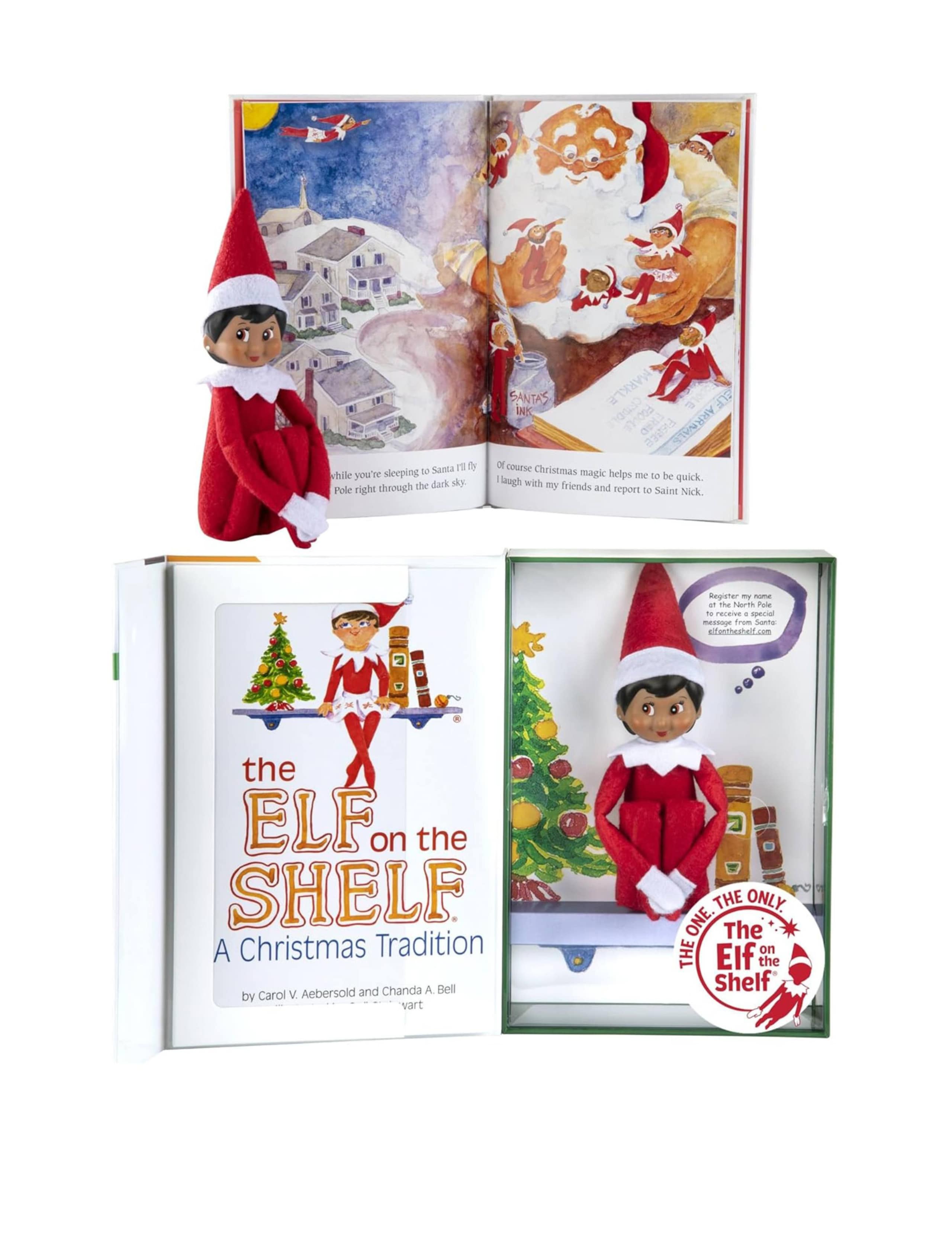 The Elf On The Shelf® Girl Elf With Brown Eyes (12+ Mths) 1 of 6
