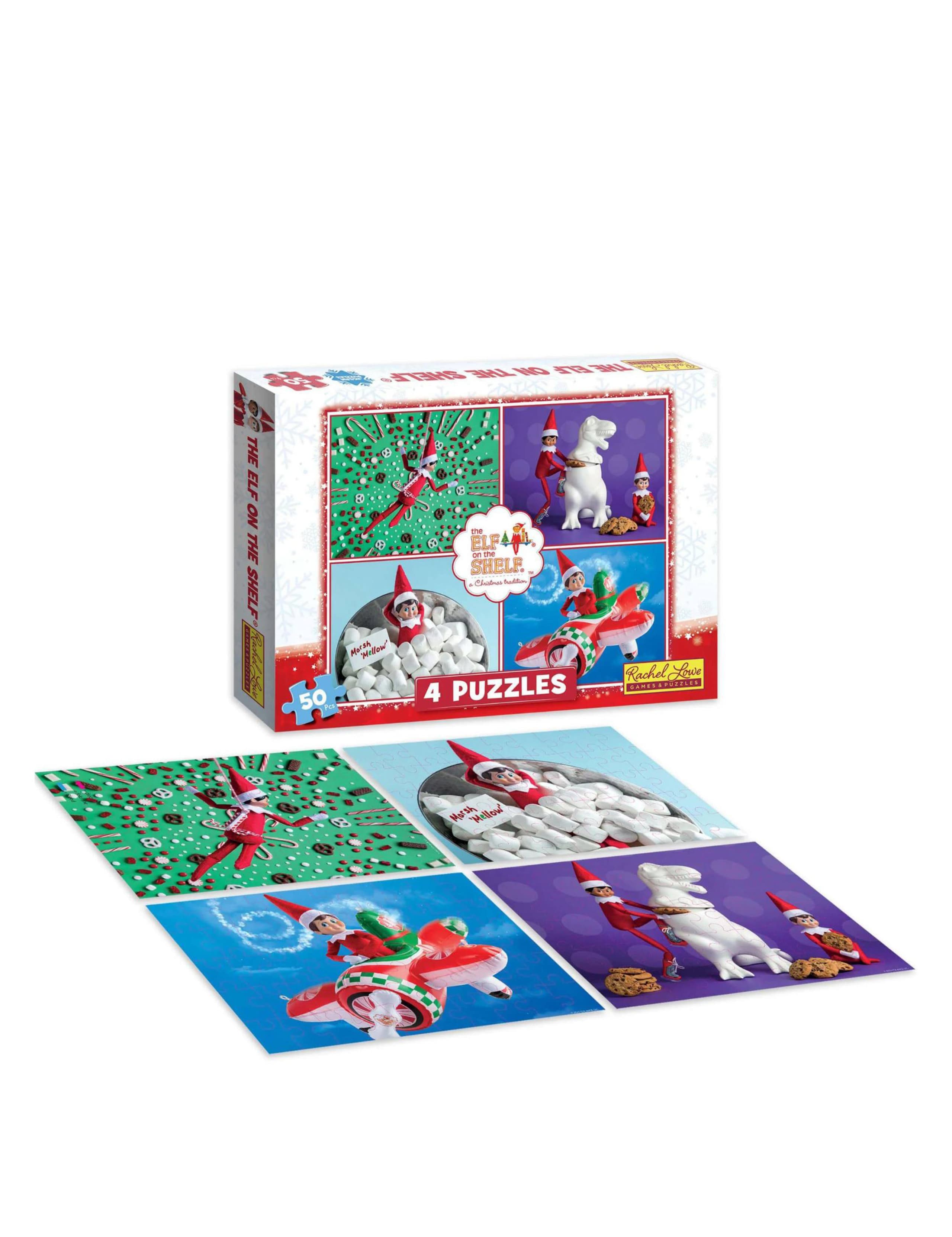The Elf On The Shelf® 4 Pack 50 Piece Puzzles (+3 Yrs) 1 of 2