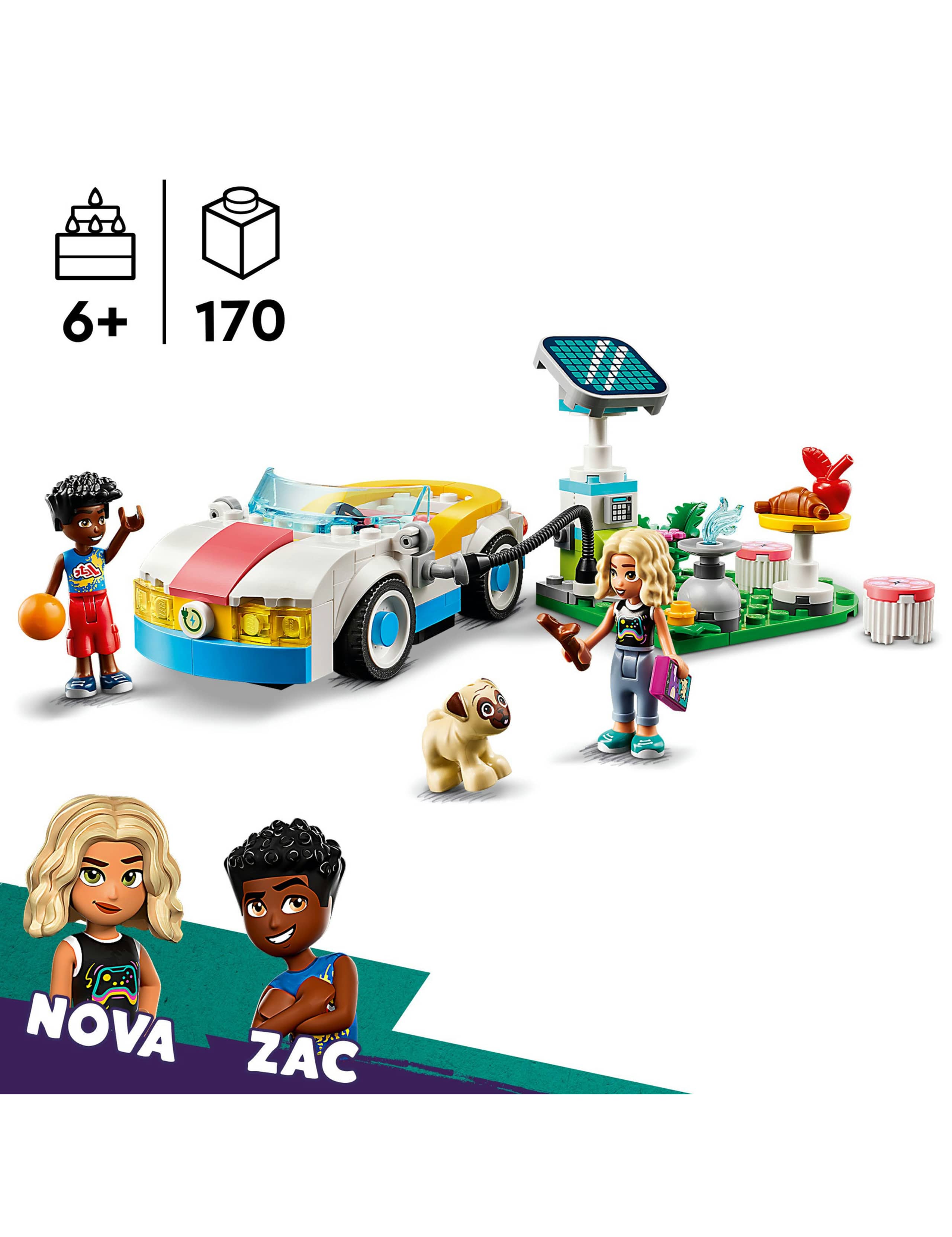LEGO® Friends Electric Car and Charger Toy Set 42609 (6+ Yrs) 3 of 6